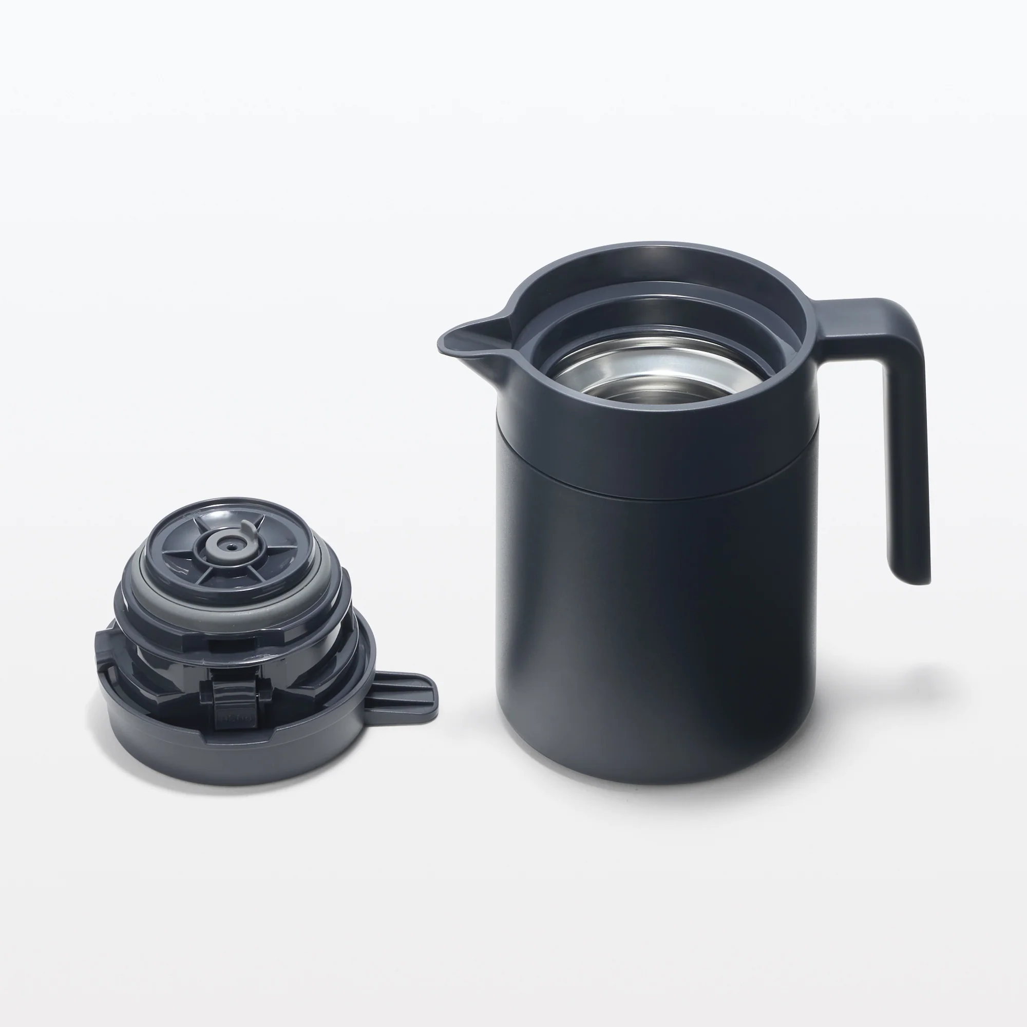 Wide Mouth Insulated Jug 0.8 L - Black - Image 6
