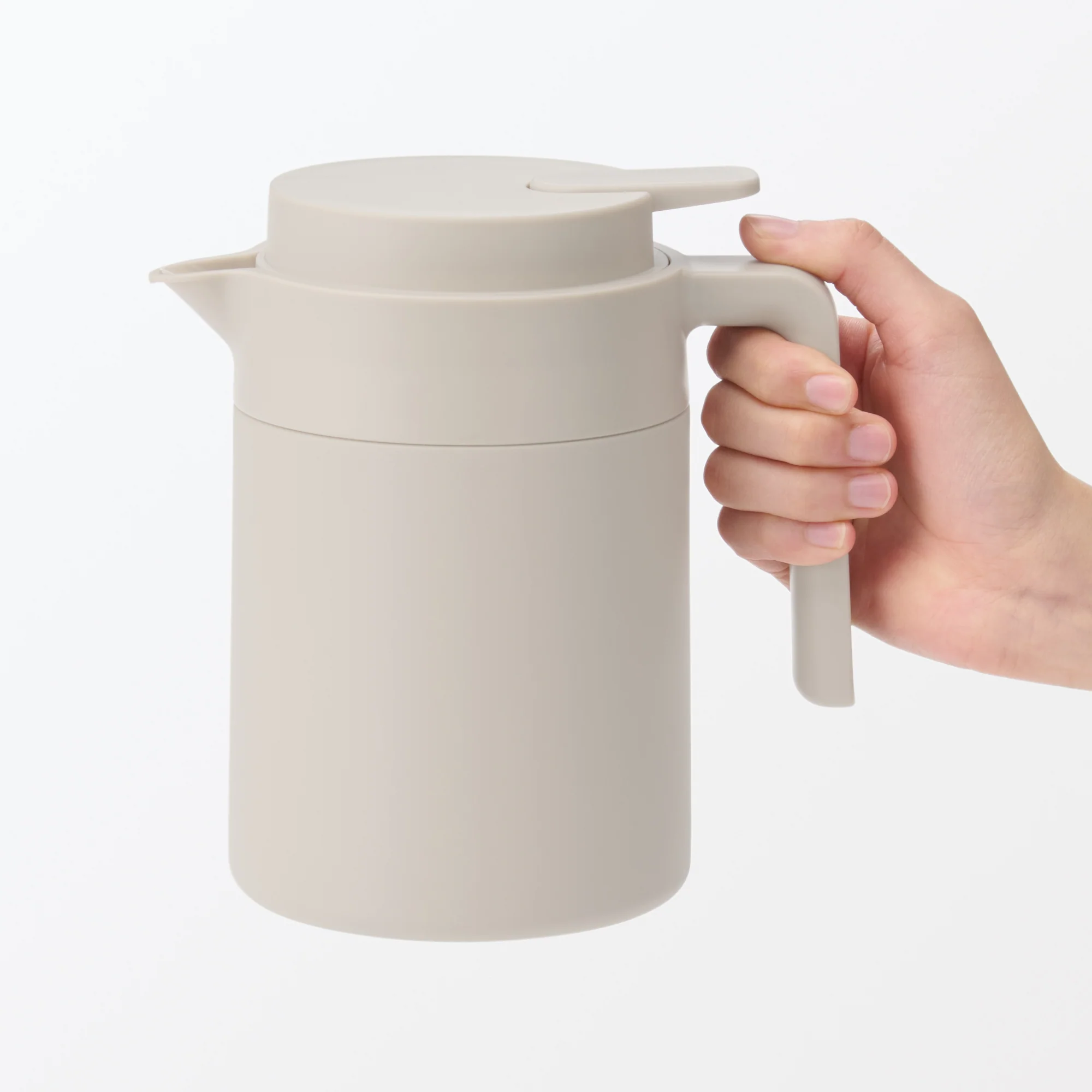 Wide Mouth Insulated Jug 0.8 L - Grey Beige - Image 7