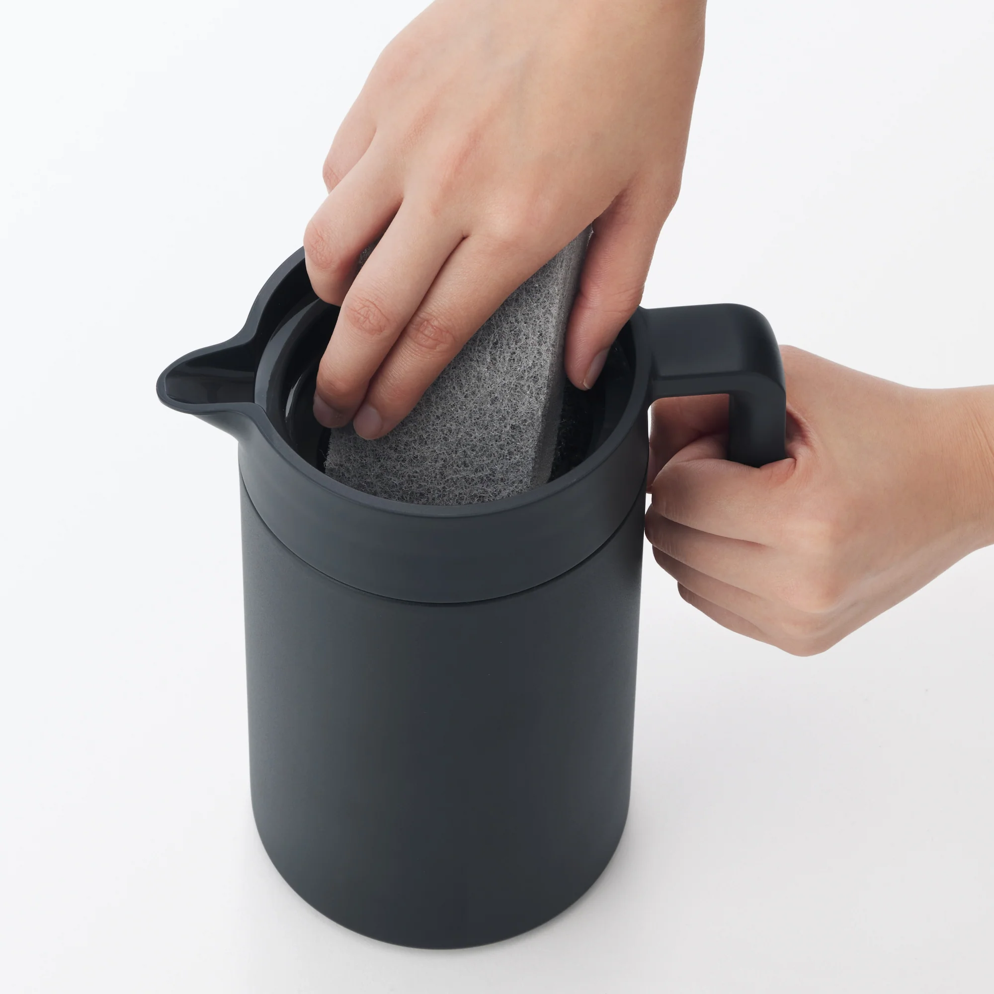 Wide Mouth Insulated Jug 1.3 L - Black - Image 8