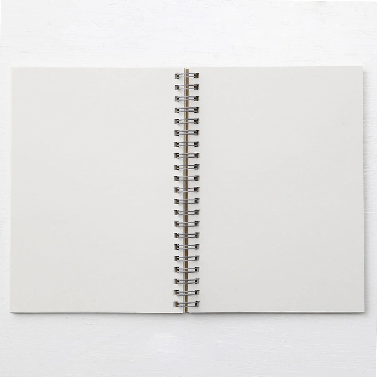 Wirebound Notebook Plain Beige - Image 5