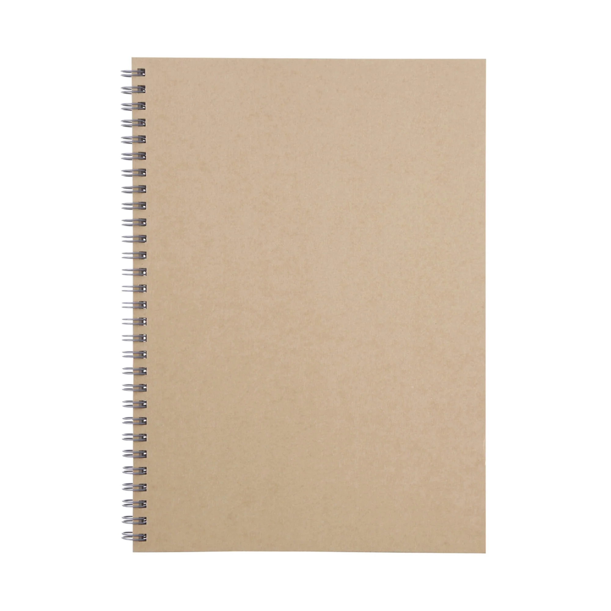 Wirebound Notebook Plain Beige - Image 9