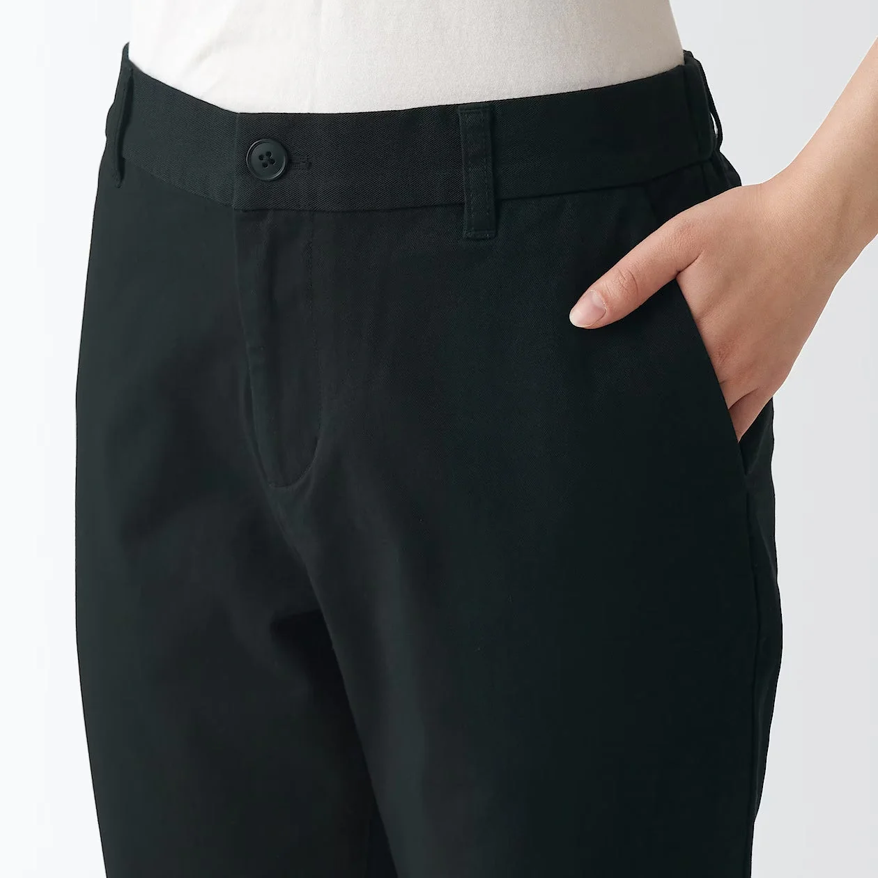 Women's 4-Way Stretch Chino Slim Tapered Pants (L 30inch / 75cm) - Image 17