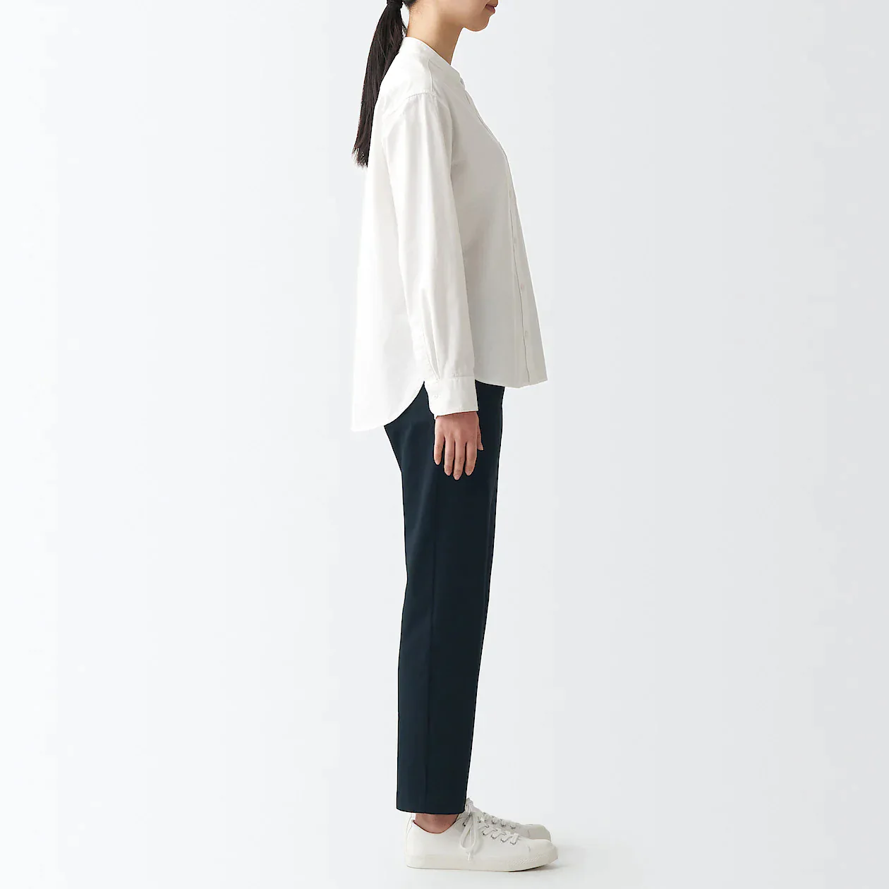 Women's 4-Way Stretch Chino Slim Tapered Pants (L 30inch / 75cm) - Image 34