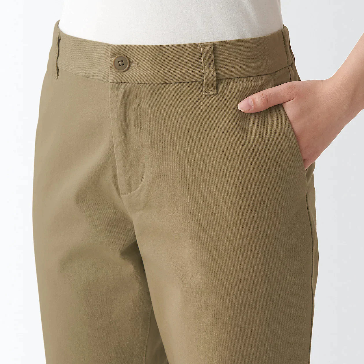 Women's 4-Way Stretch Chino Slim Tapered Pants (L 30inch / 75cm) - Image 7