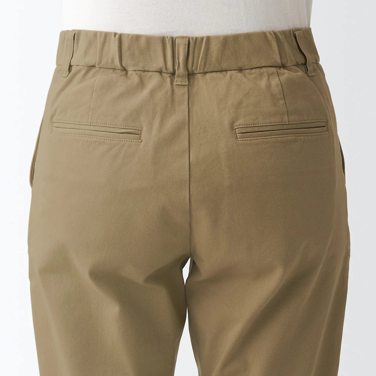 Women's 4-Way Stretch Chino Slim Tapered Pants (L 30inch / 75cm) - Image 8