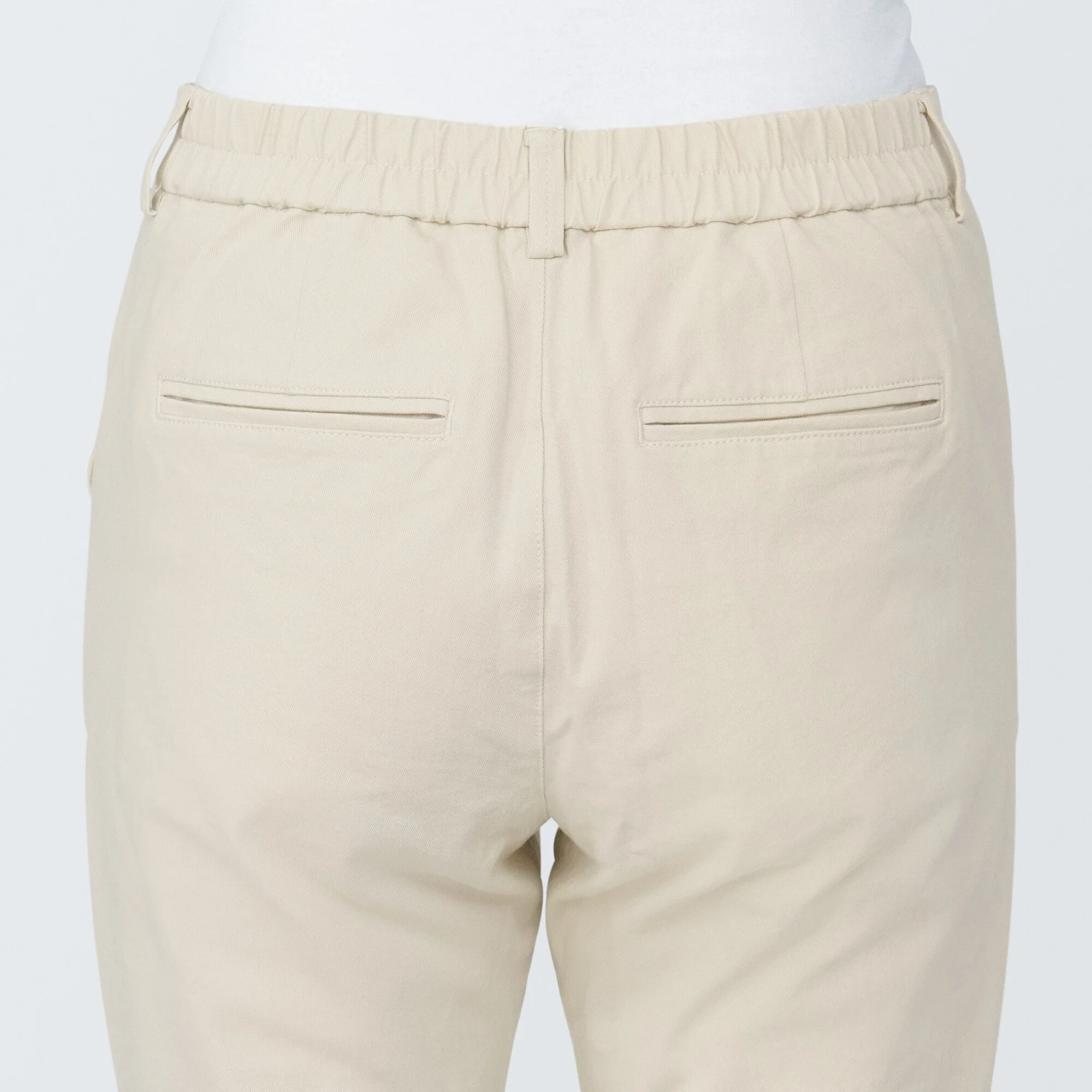 Women's 4-Way Stretch Chino Slim Tapered Pants (L 32inch / 82cm) - Image 48
