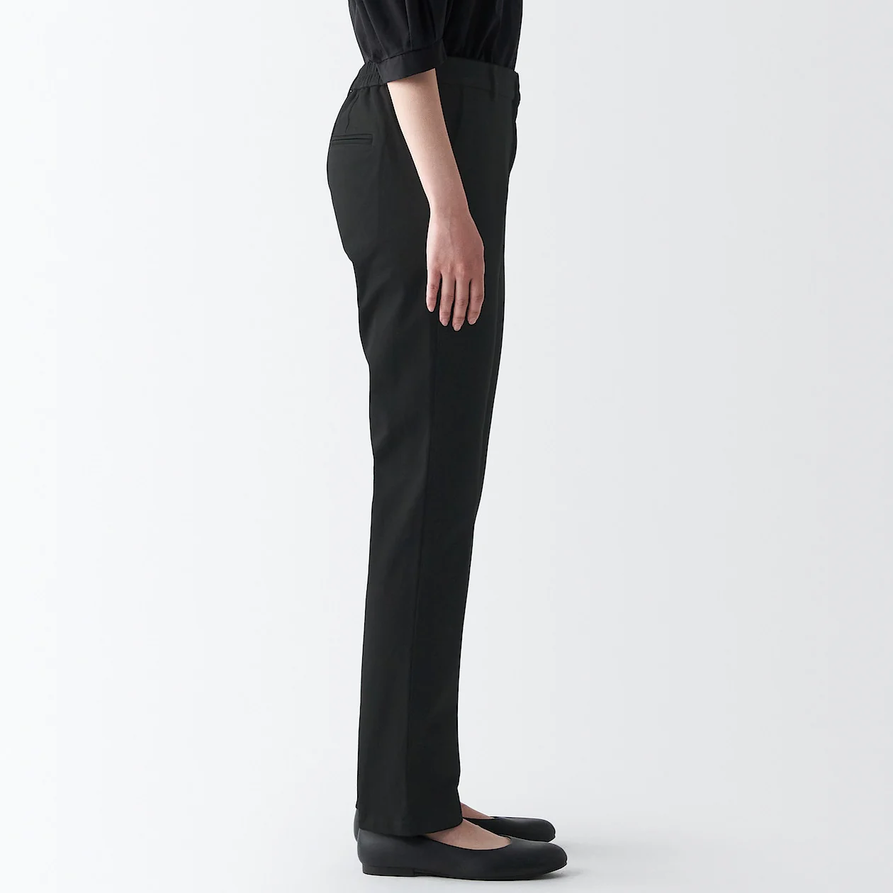 Women's 4-Way Stretch Chino Slim Tapered Pants (L 32inch / 82cm) - Image 5