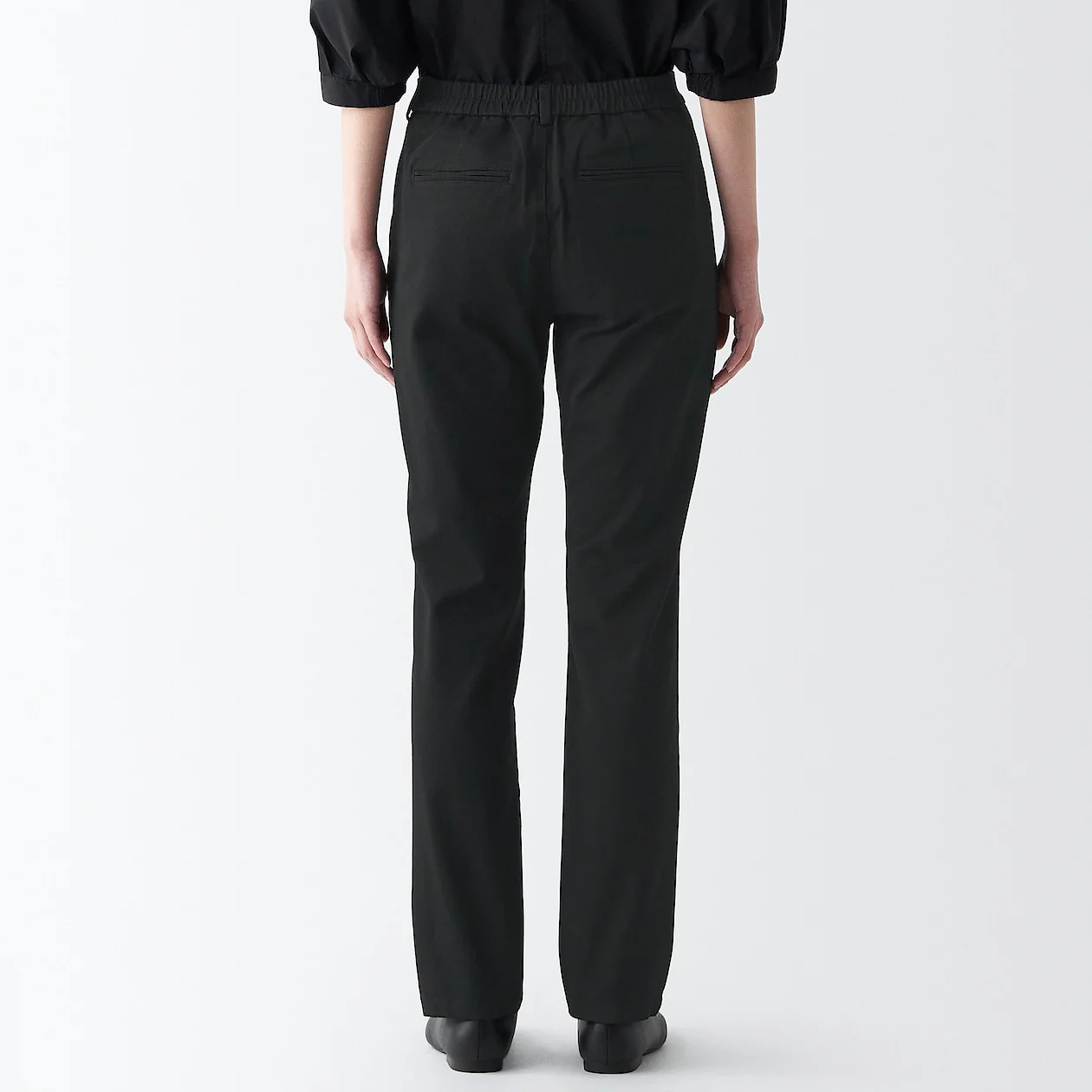 Women's 4-Way Stretch Chino Slim Tapered Pants (L 32inch / 82cm) - Image 6