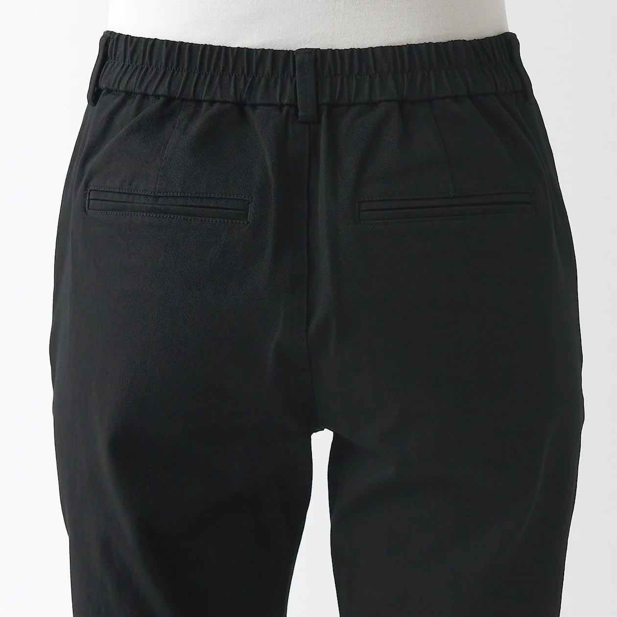 Women's 4-Way Stretch Chino Slim Tapered Pants (L 32inch / 82cm) - Image 8