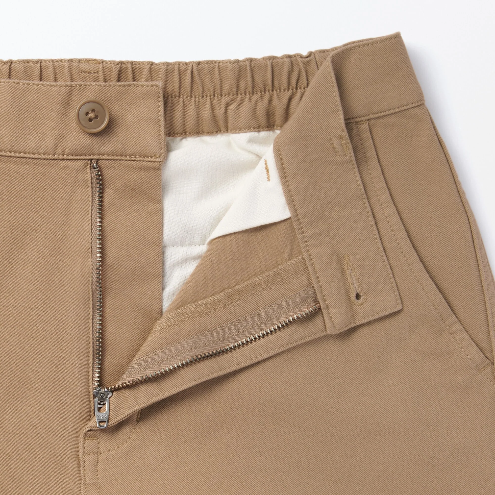 Women's 4-Way Stretch Chino Wide Straight Pants (L 32inch / 82cm) - Image 19