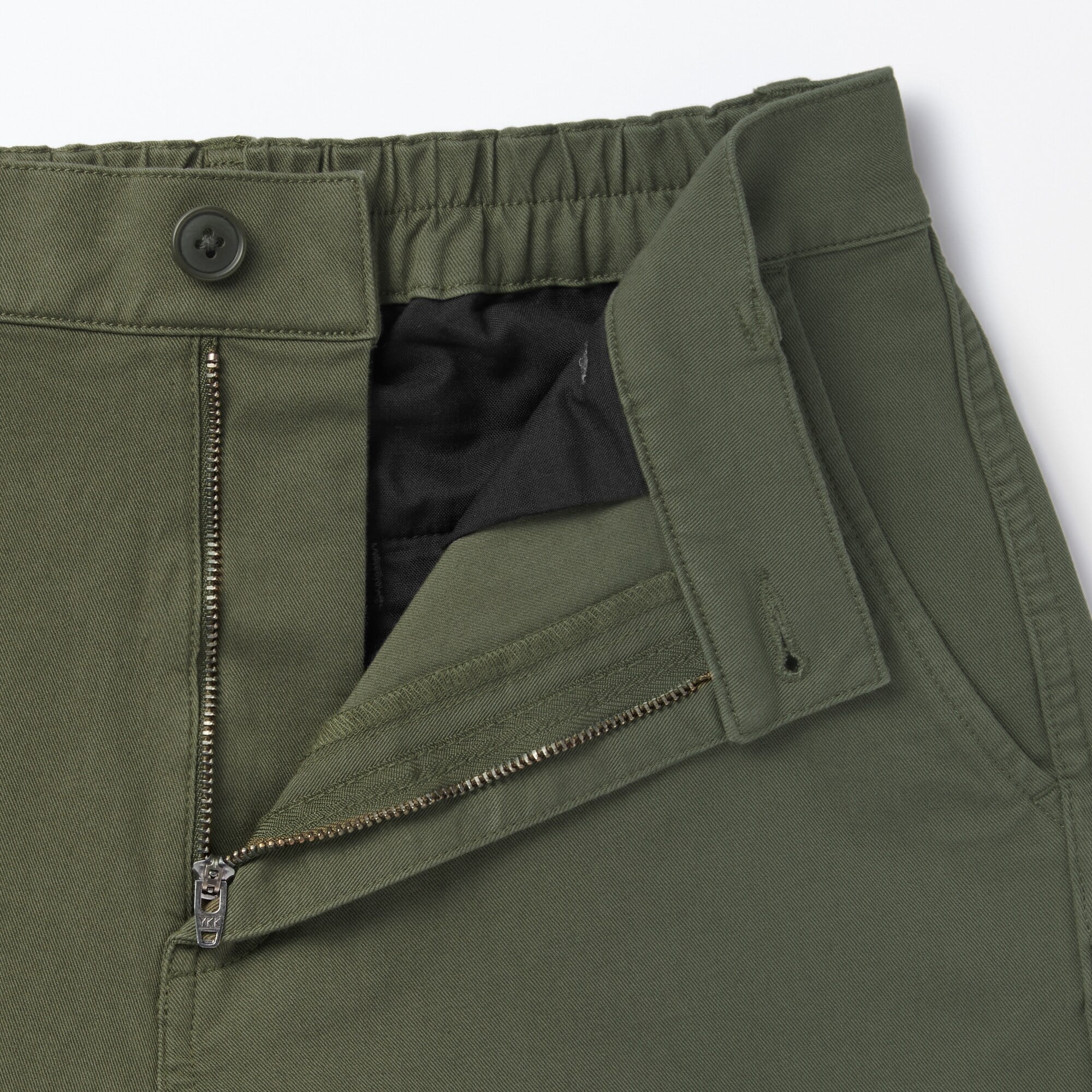 Women's 4-Way Stretch Chino Wide Straight Pants (L 32inch / 82cm) - Image 29