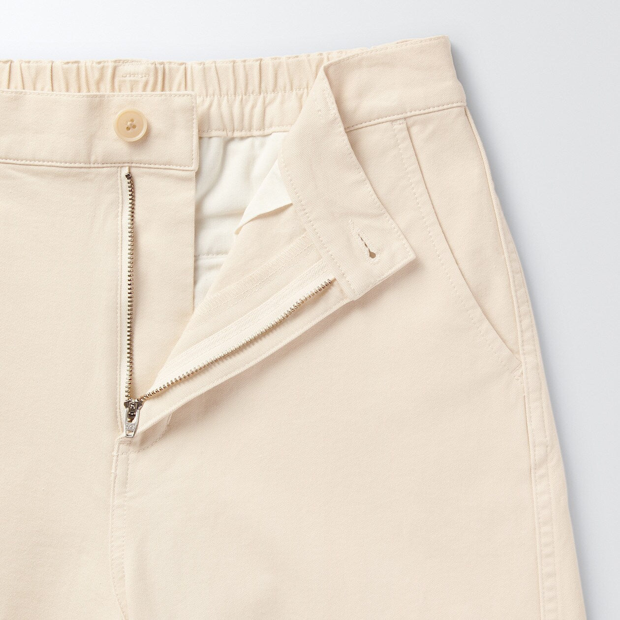 Women's 4-Way Stretch Chino Wide Straight Pants (L 31inch / 77cm) - Image 22