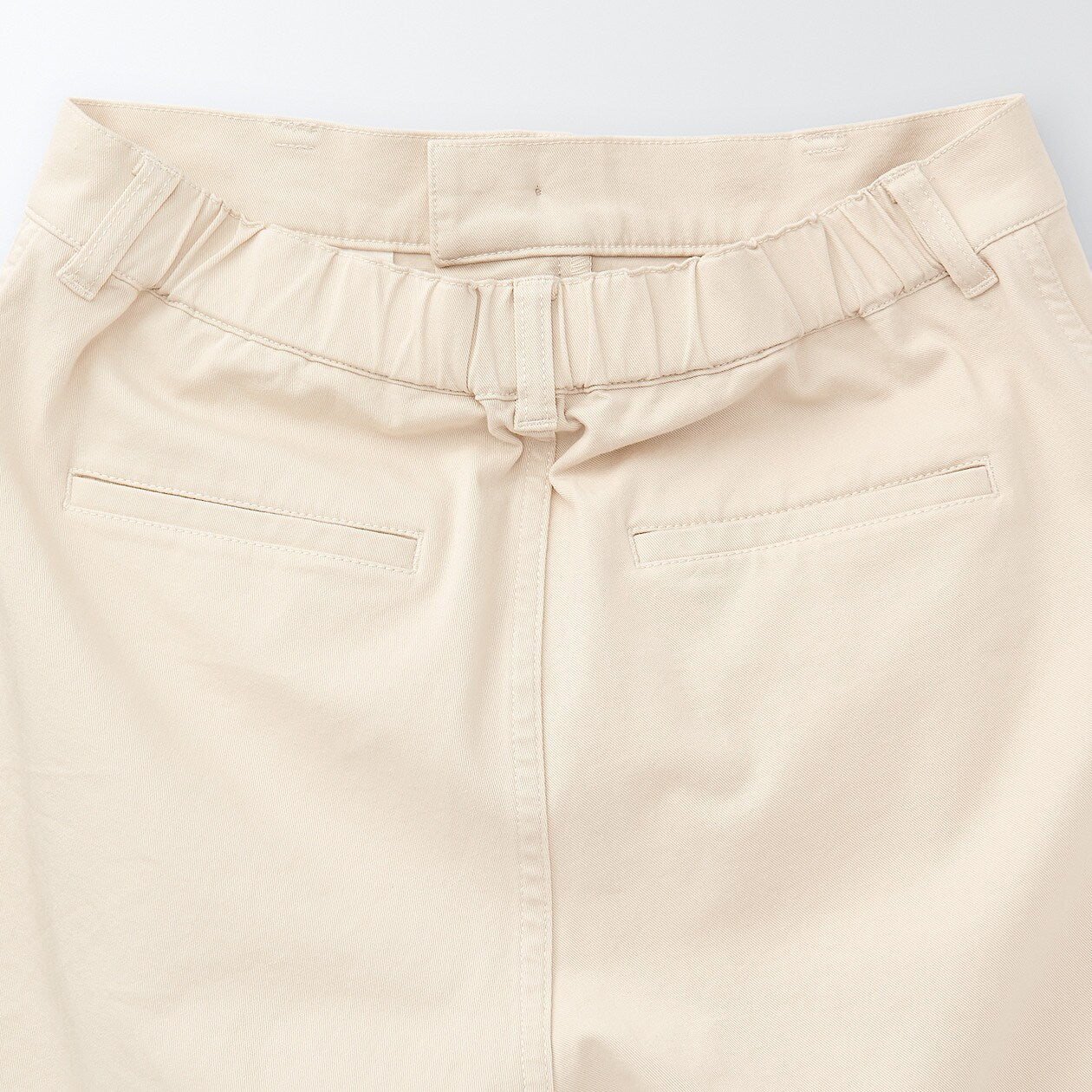 Women's 4-Way Stretch Chino Wide Straight Pants (L 31inch / 77cm) - Image 23