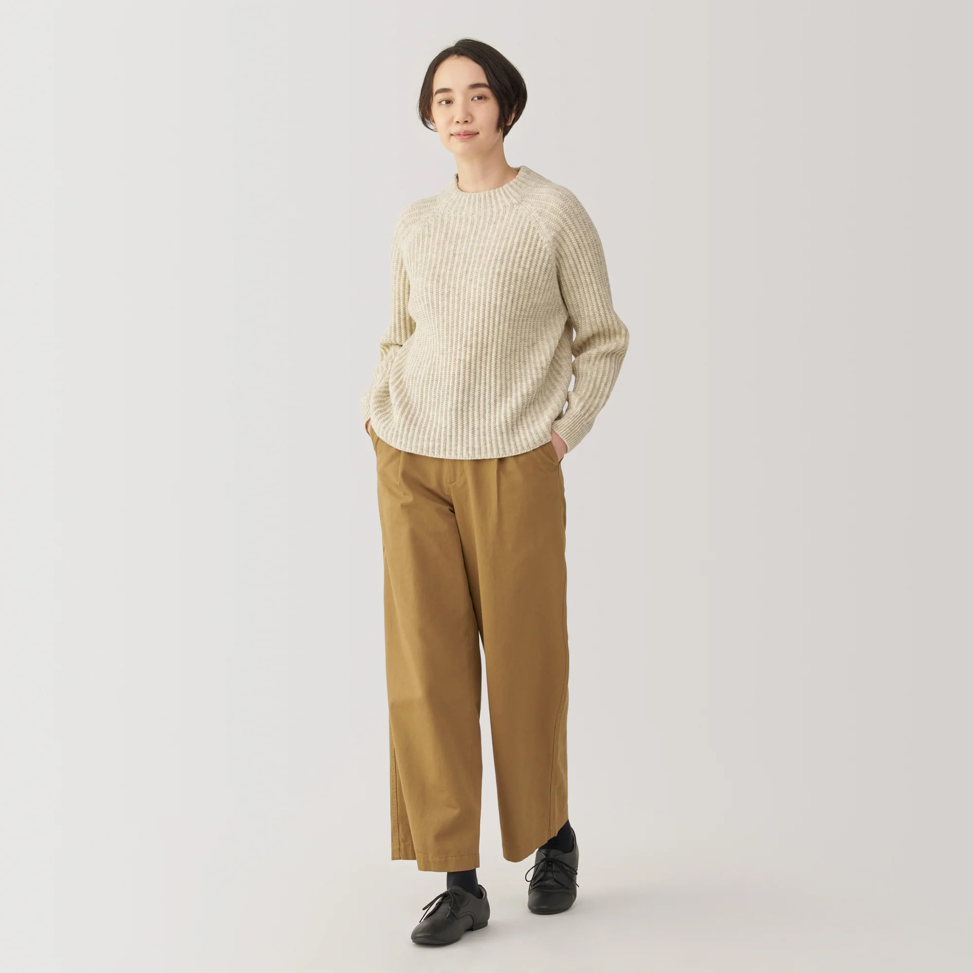 Women's Andes Wool Mock Neck Sweater - Image 11