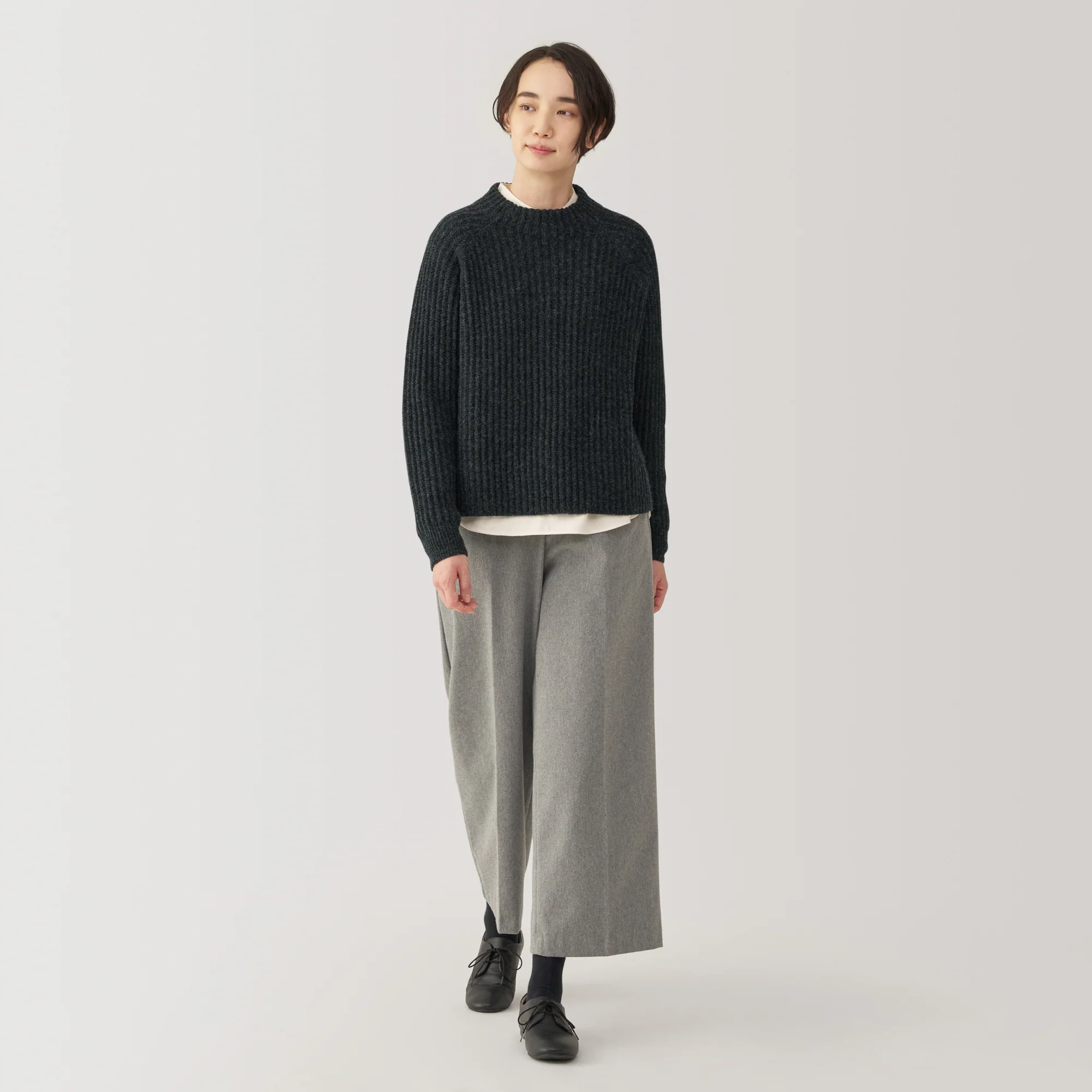 Women's Andes Wool Mock Neck Sweater - Image 18