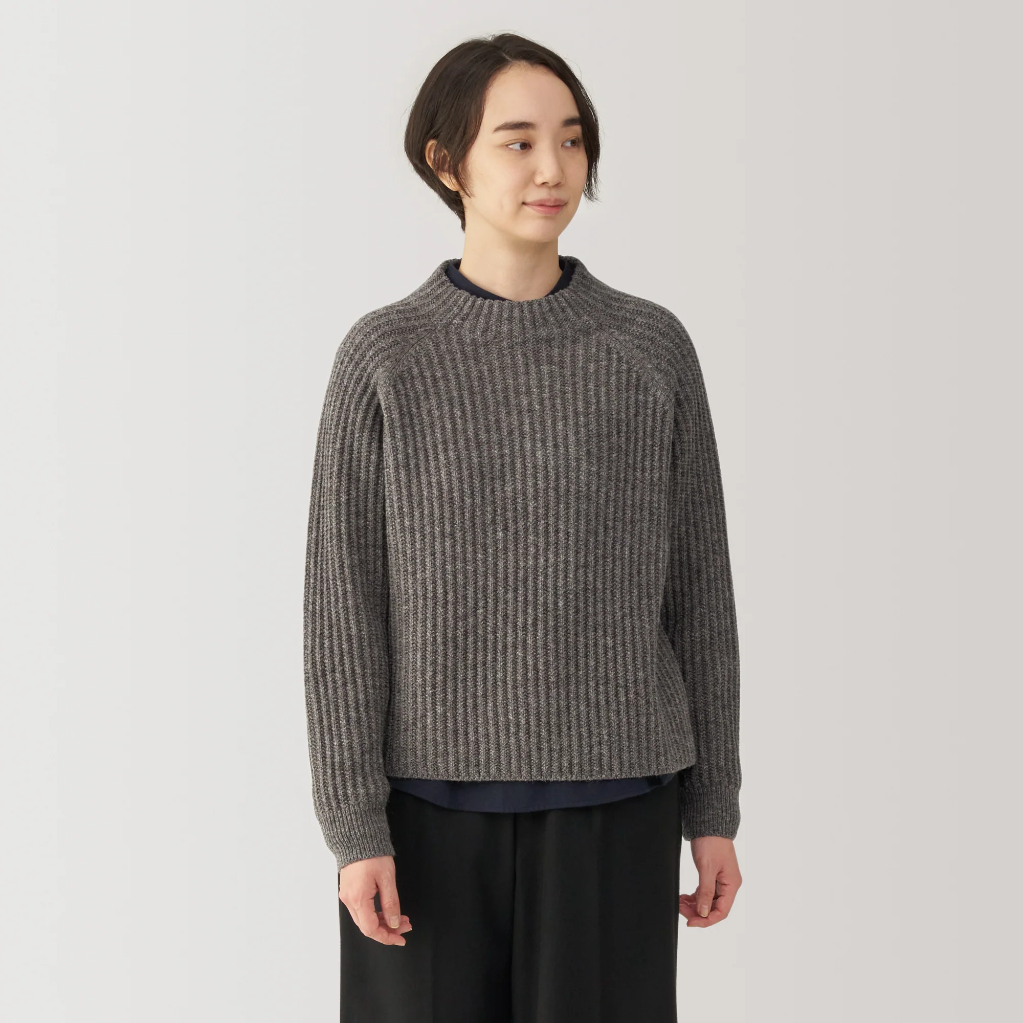 Women's Andes Wool Mock Neck Sweater - Image 24