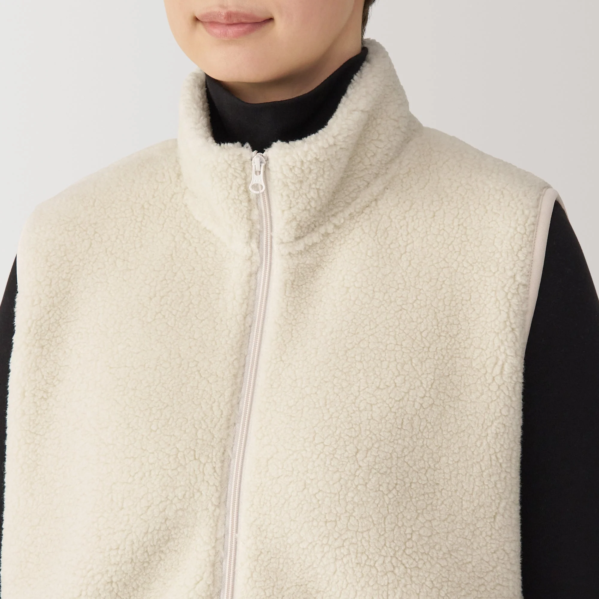 Women's Boa Fleece Vest - Image 16