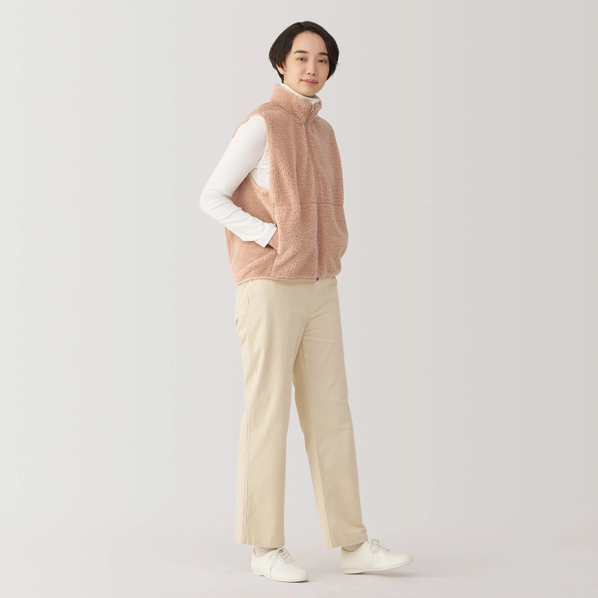 Women's Boa Fleece Vest - Image 22