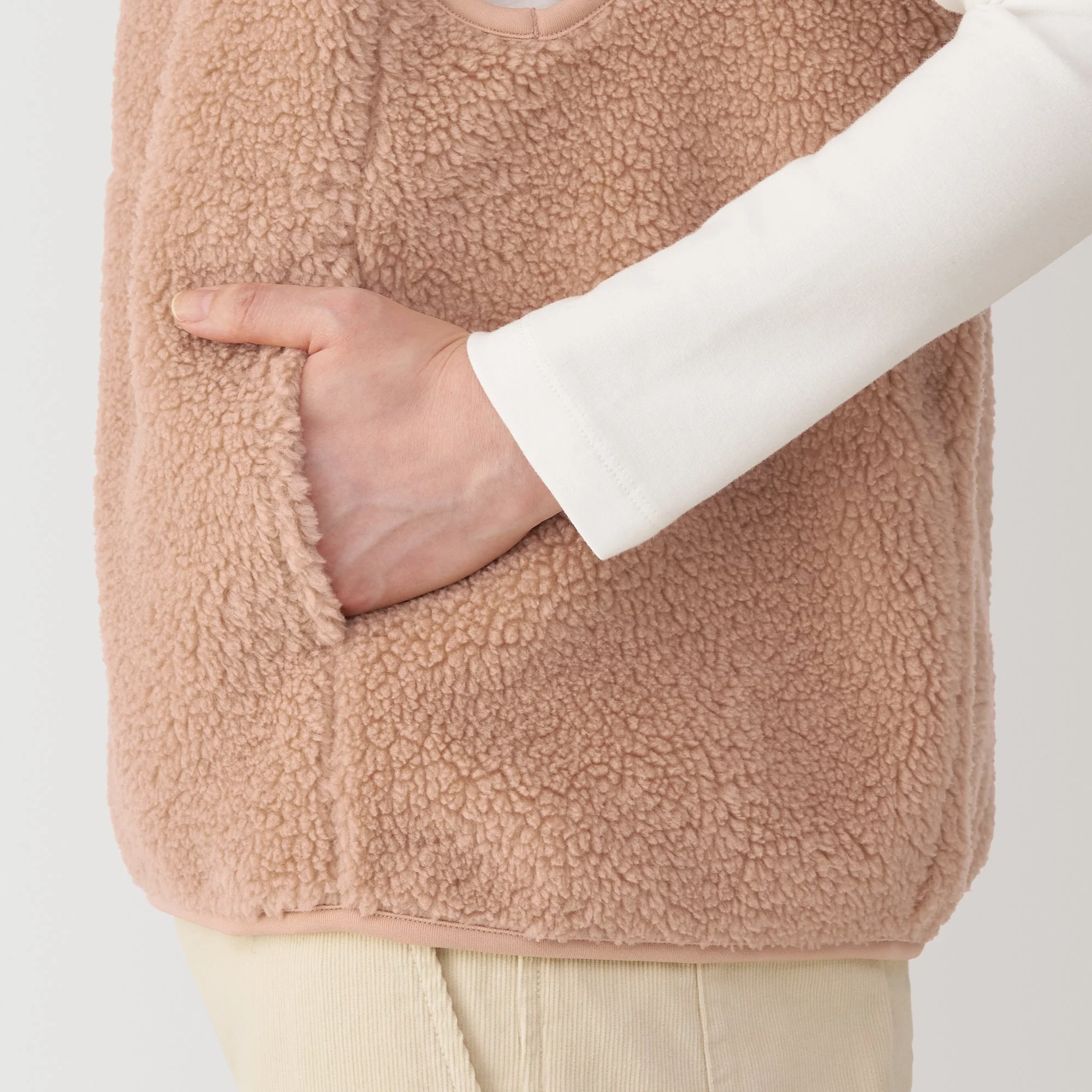 Women's Boa Fleece Vest - Image 26
