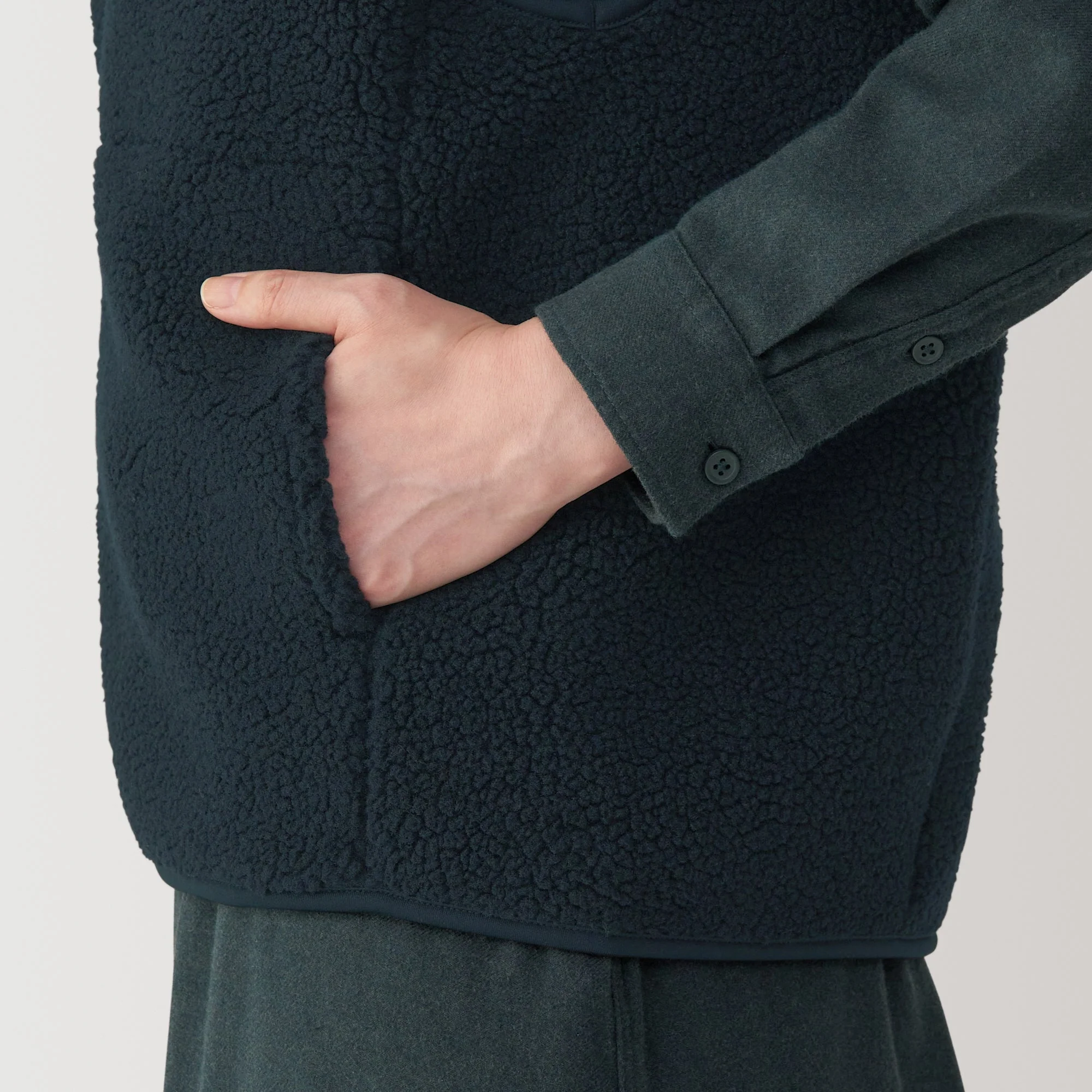 Women's Boa Fleece Vest - Image 35