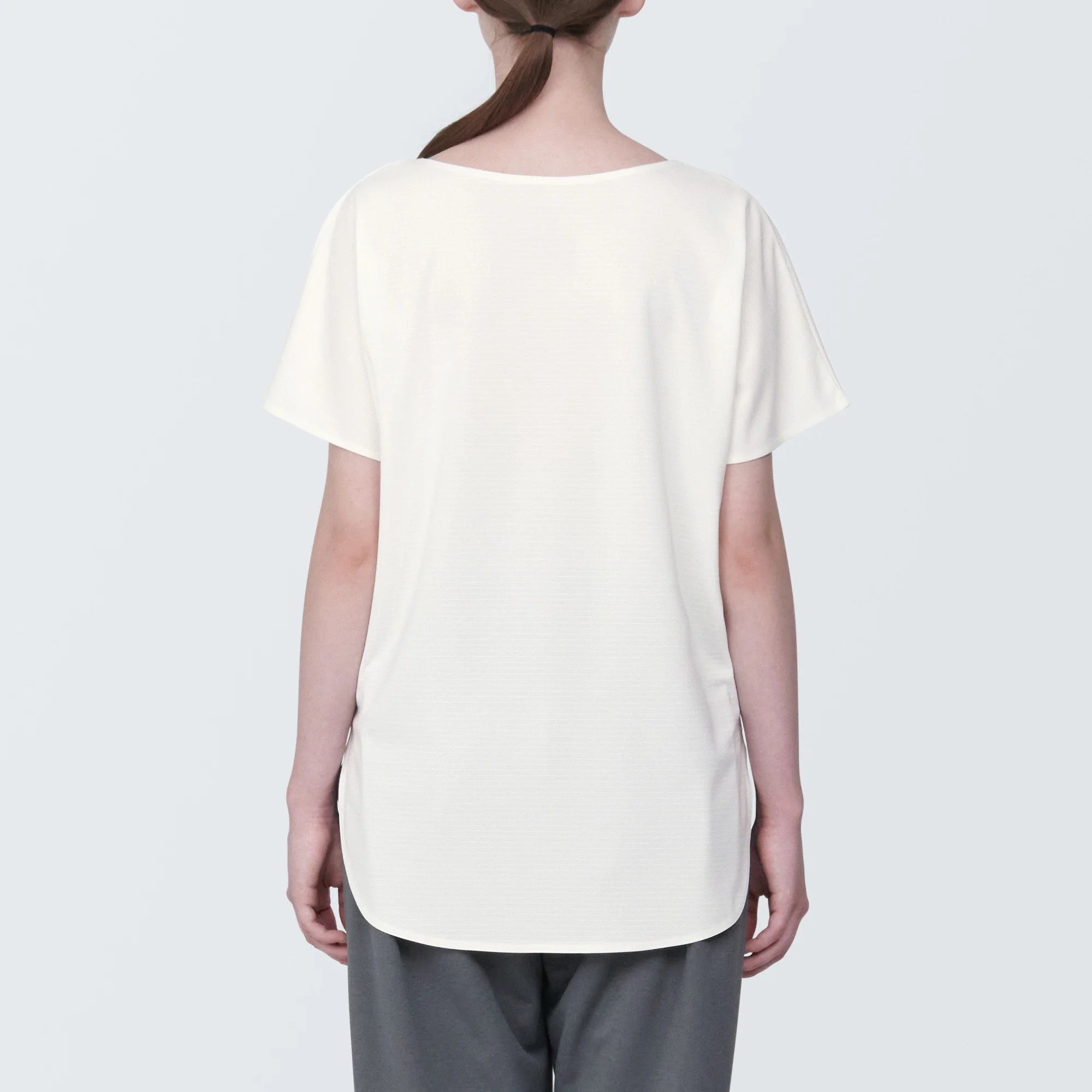 Women's Cool Touch Boat Neck Short Sleeve T-Shirt - Image 15