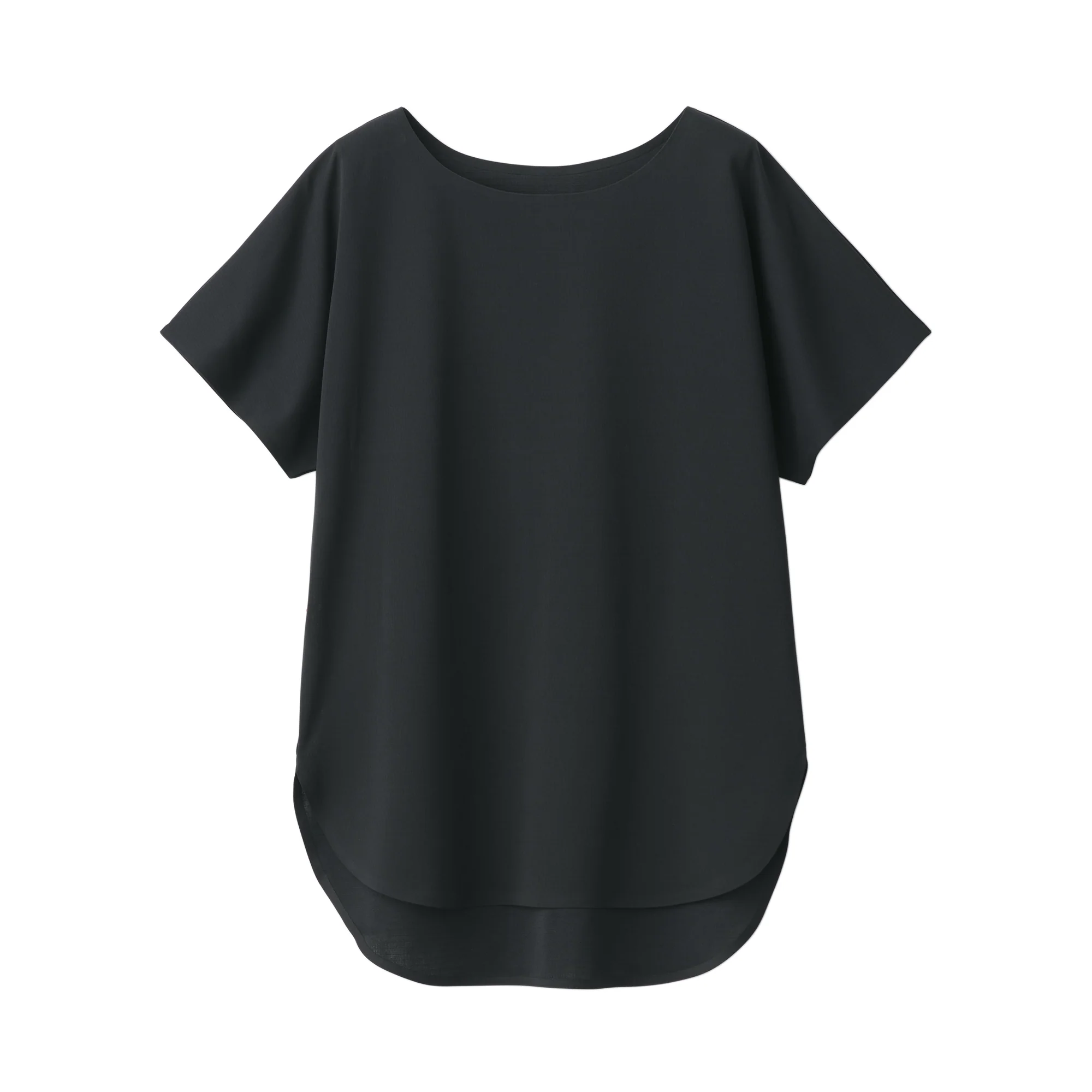 Women's Cool Touch Boat Neck Short Sleeve T-Shirt - Image 47