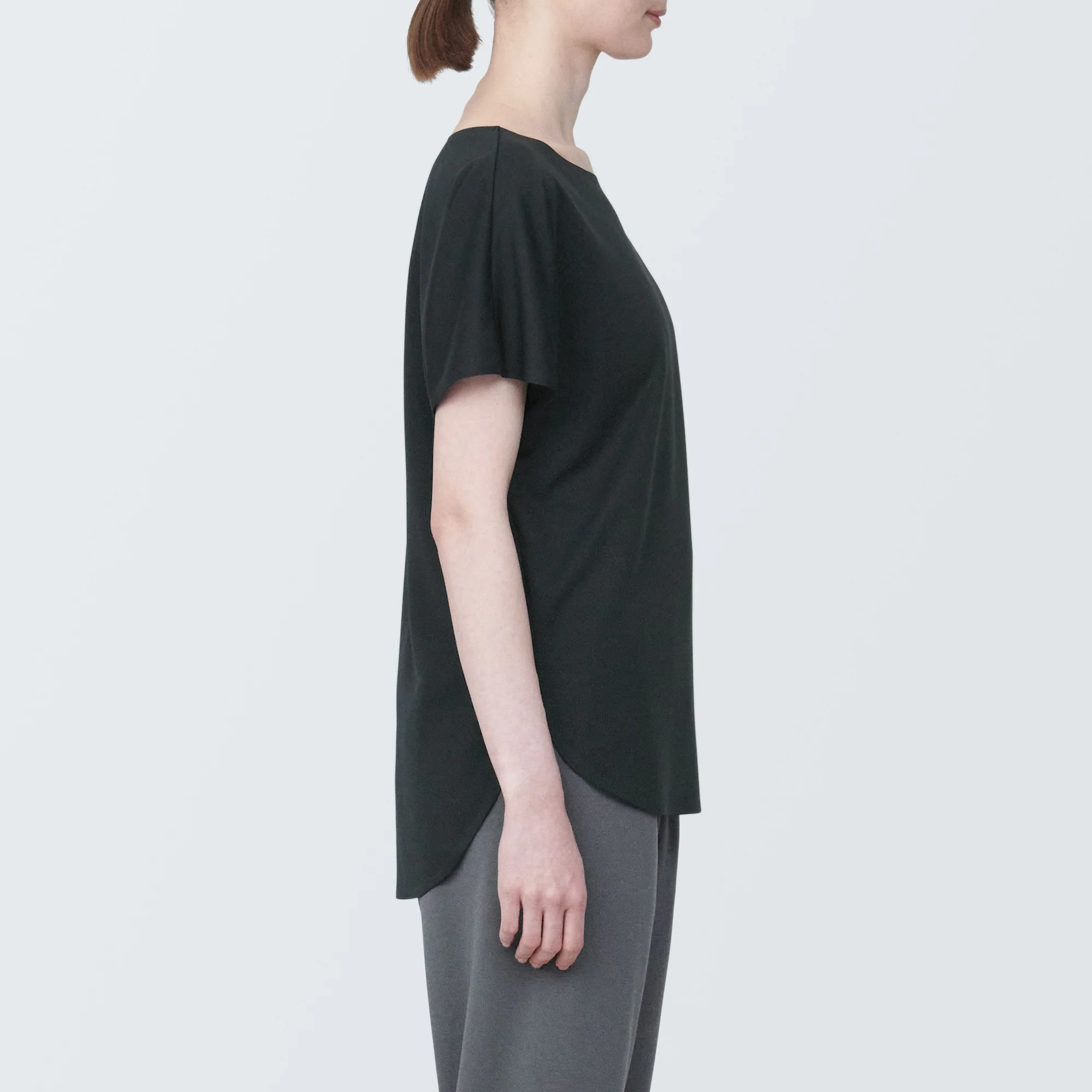 Women's Cool Touch Boat Neck Short Sleeve T-Shirt - Image 50