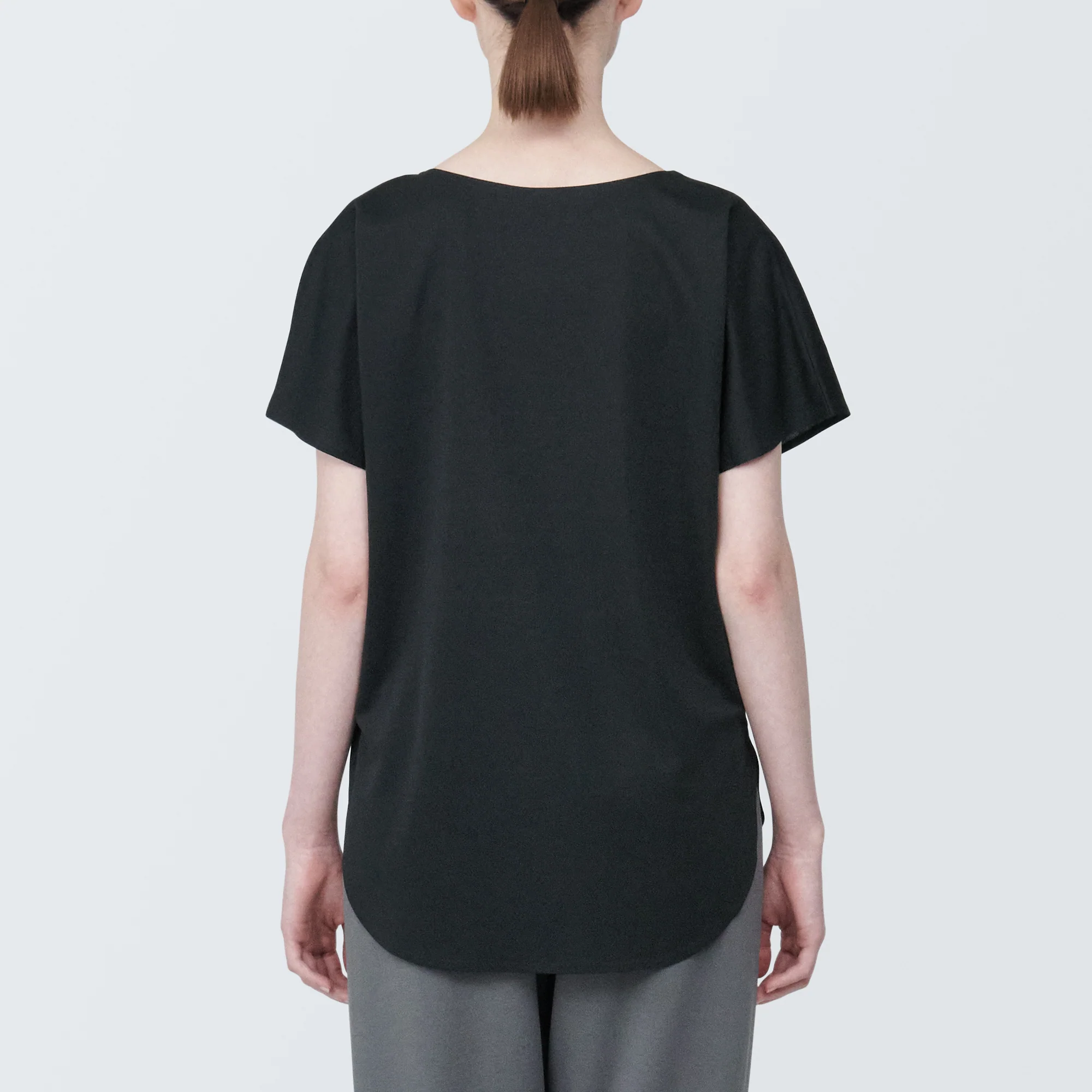 Women's Cool Touch Boat Neck Short Sleeve T-Shirt - Image 51