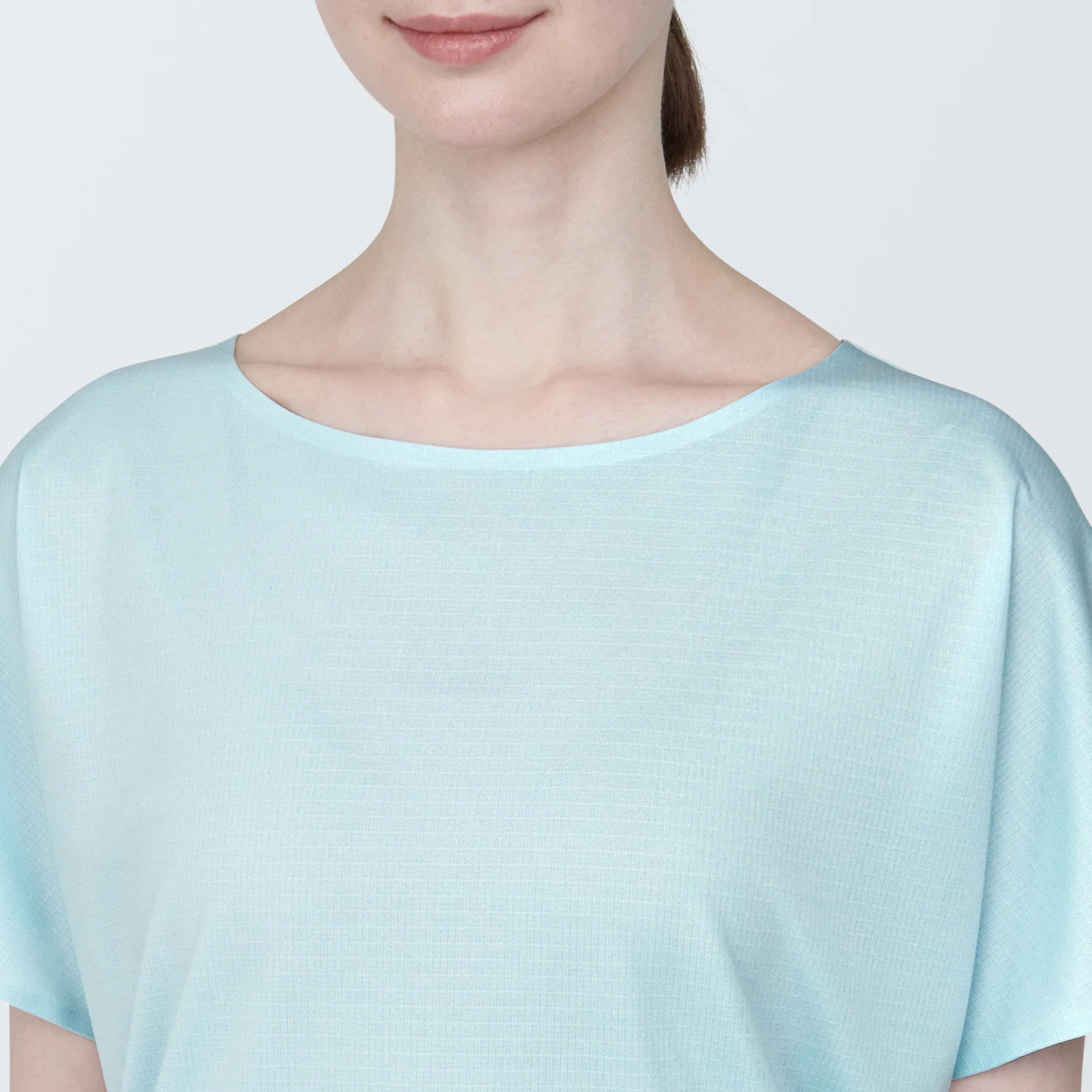 Women's Cool Touch Boat Neck Short Sleeve T-Shirt - Image 7