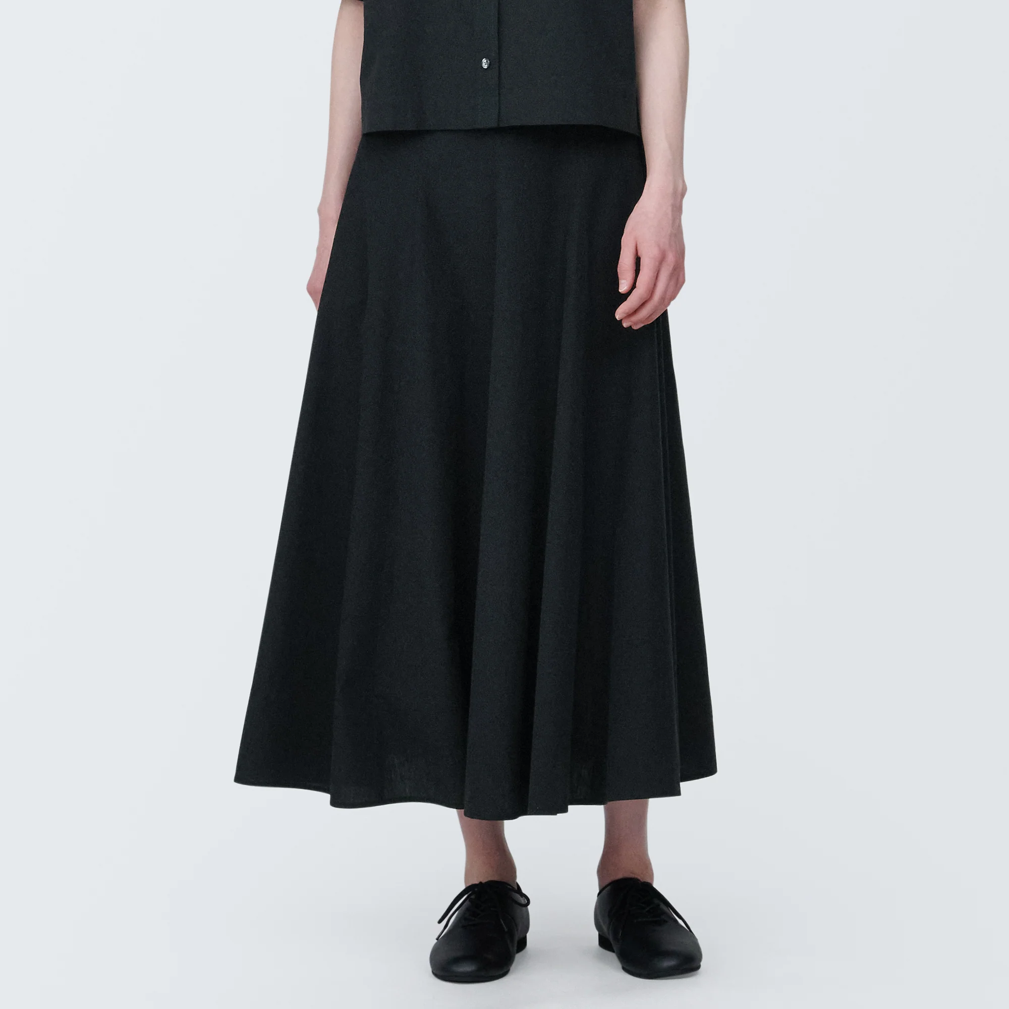 Women's Cool Touch Broadcloth Flared Skirt - Image 3