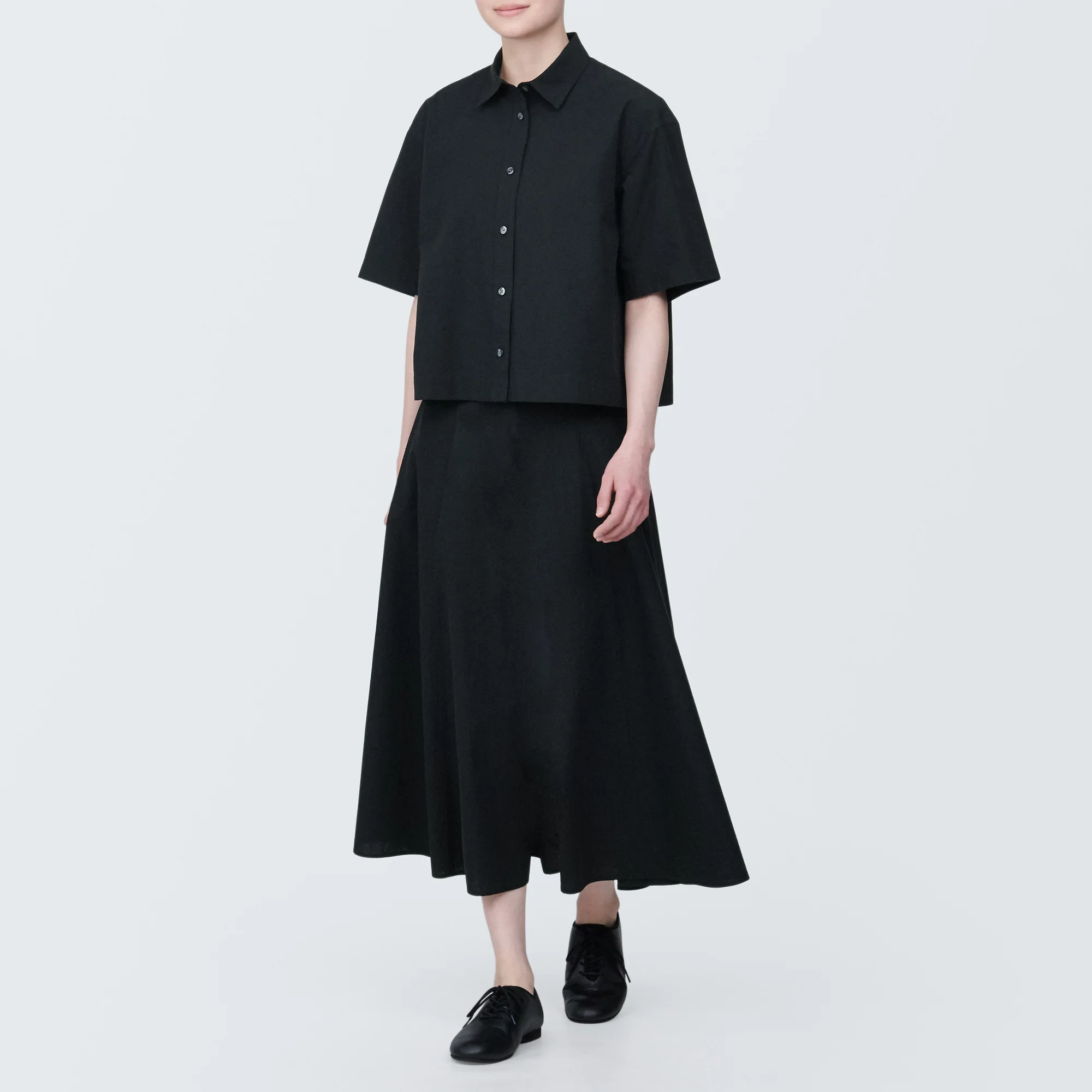 Women's Cool Touch Broadcloth Flared Skirt - Image 4