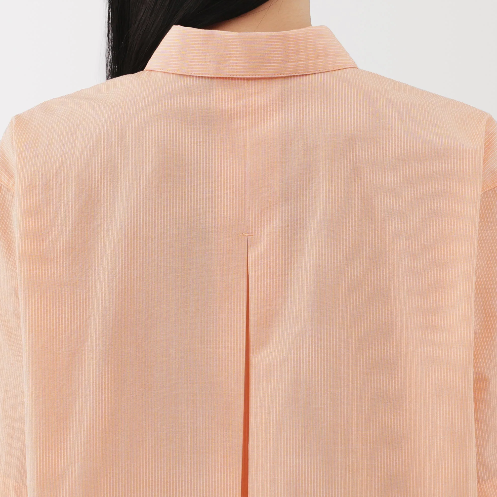 Women's Cool Touch Regular Collar Short Sleeve Striped Shirt - Image 8