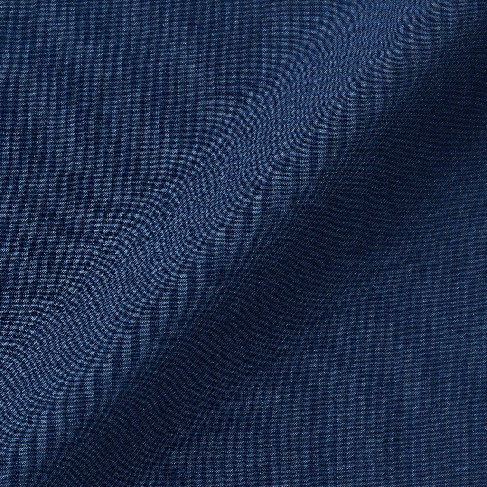 Cotton Voile Indigo Long Sleeve Dress - Image 10