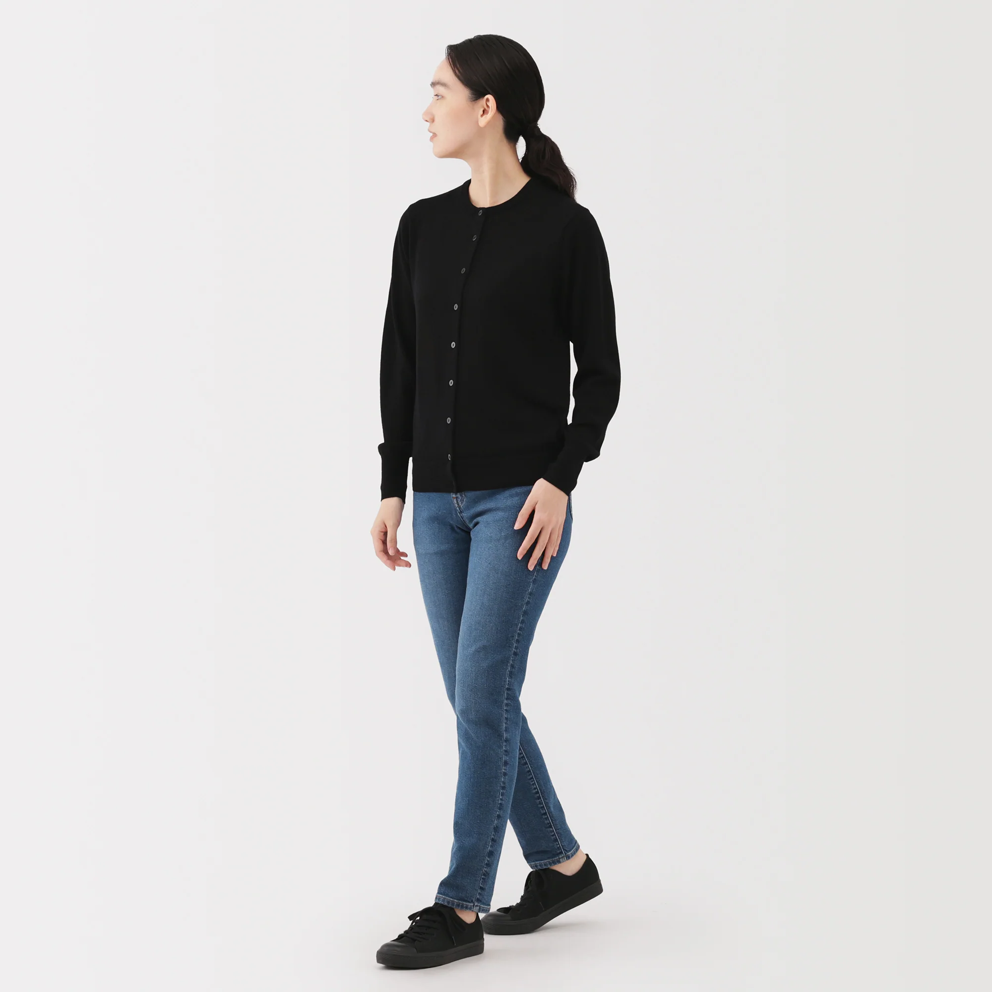 Women's Denim Slim Straight Pants - Image 4