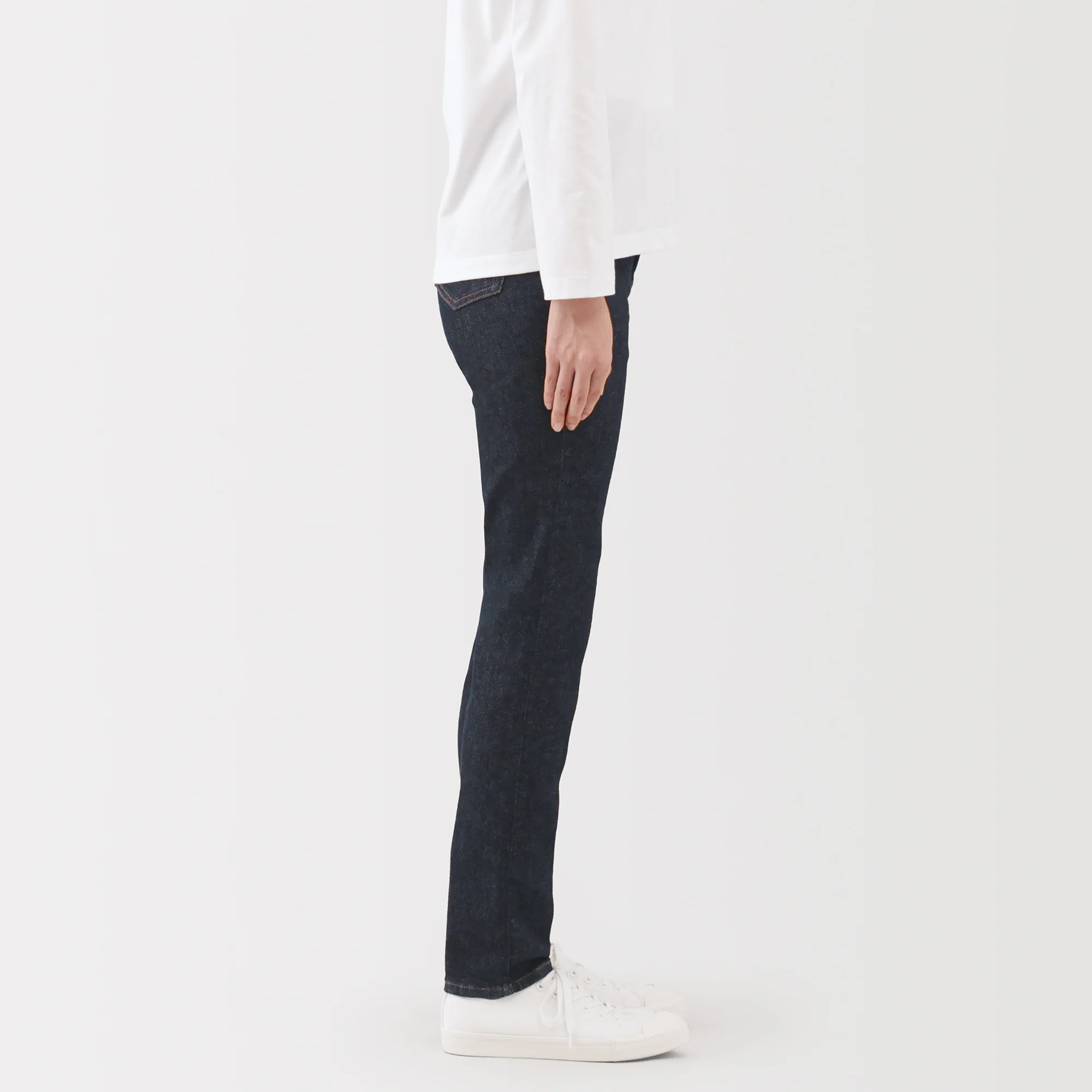 Women's Denim Slim Straight Pants - Image 5