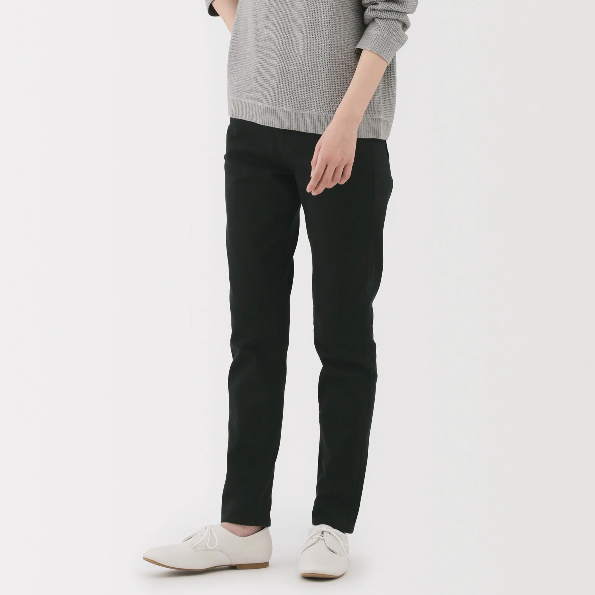Women's Denim Slim Straight Pants - Image 3