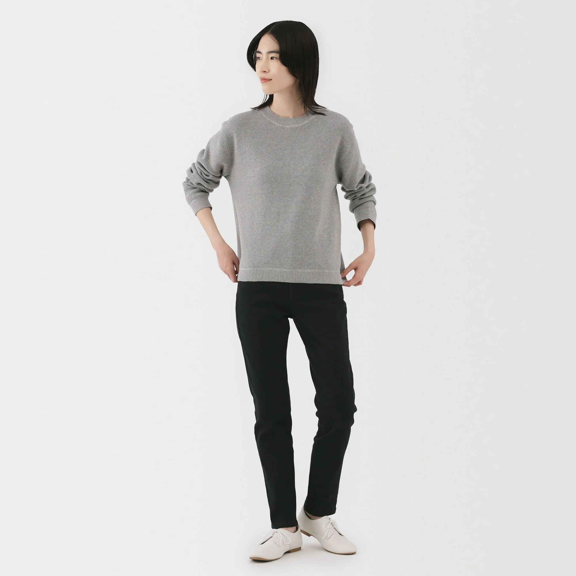 Women's Denim Slim Straight Pants - Image 4