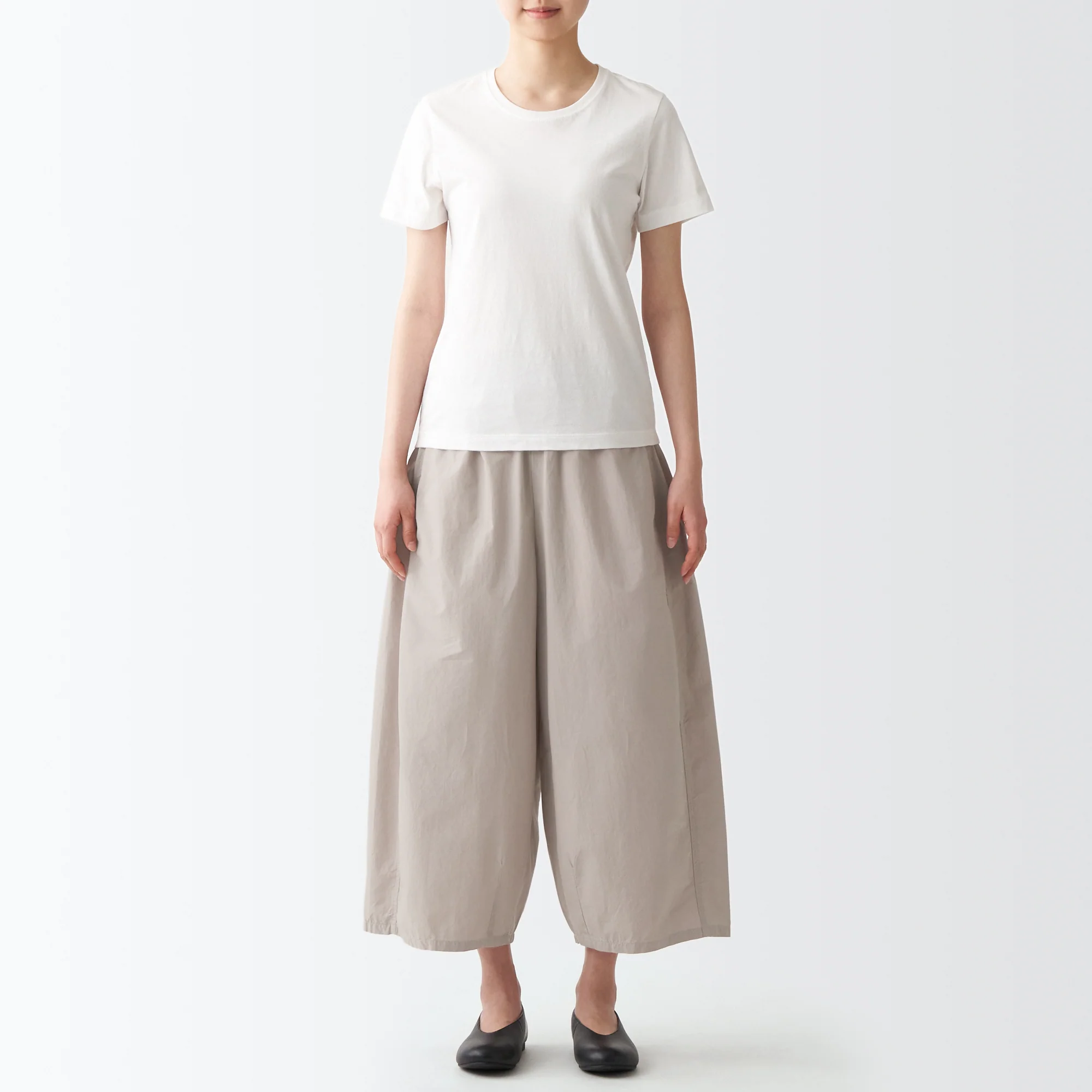 Women's Densely Woven Wide Pants One Size - Image 3