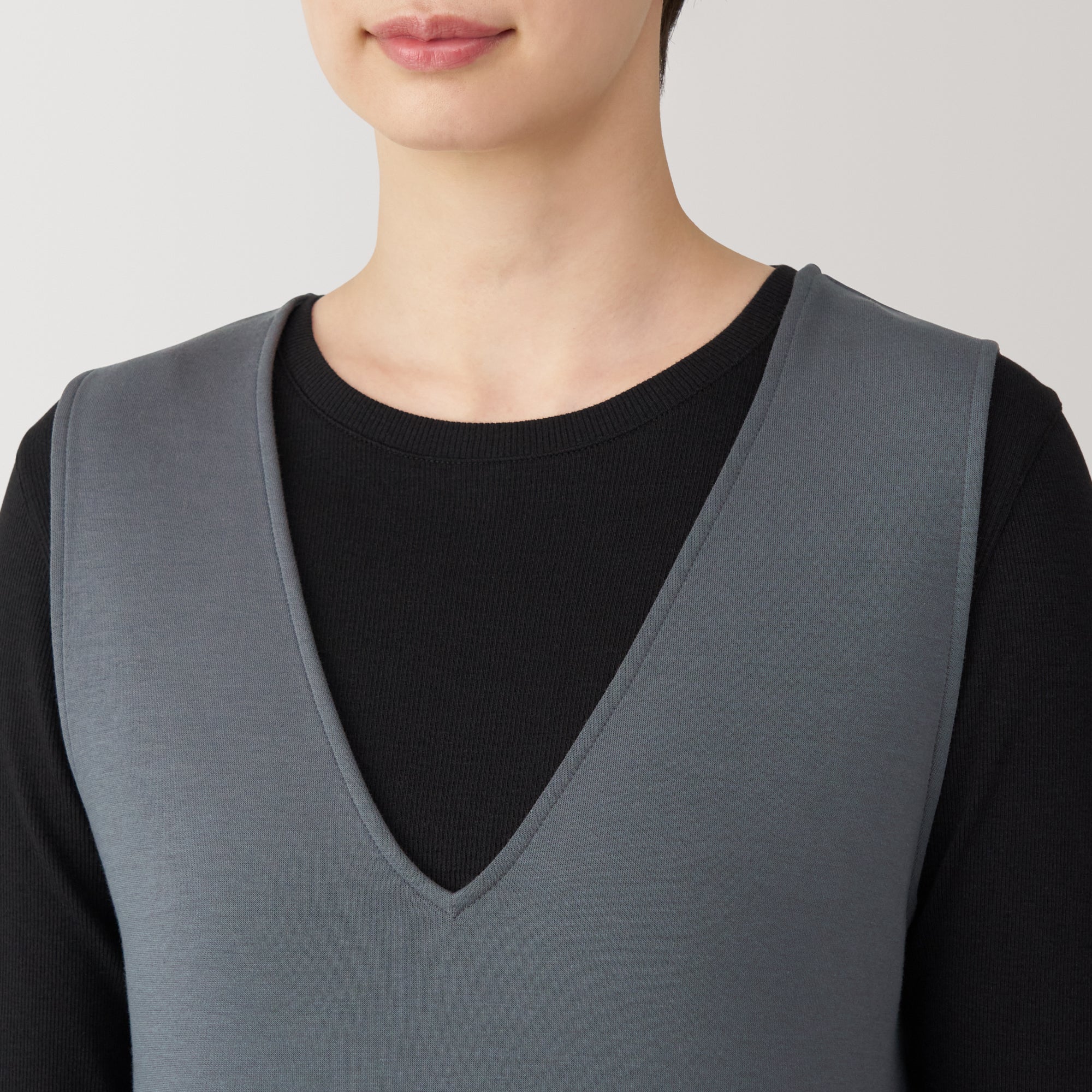 Women's Double Knitted Sweatshirt Jumper Skirt - Image 15