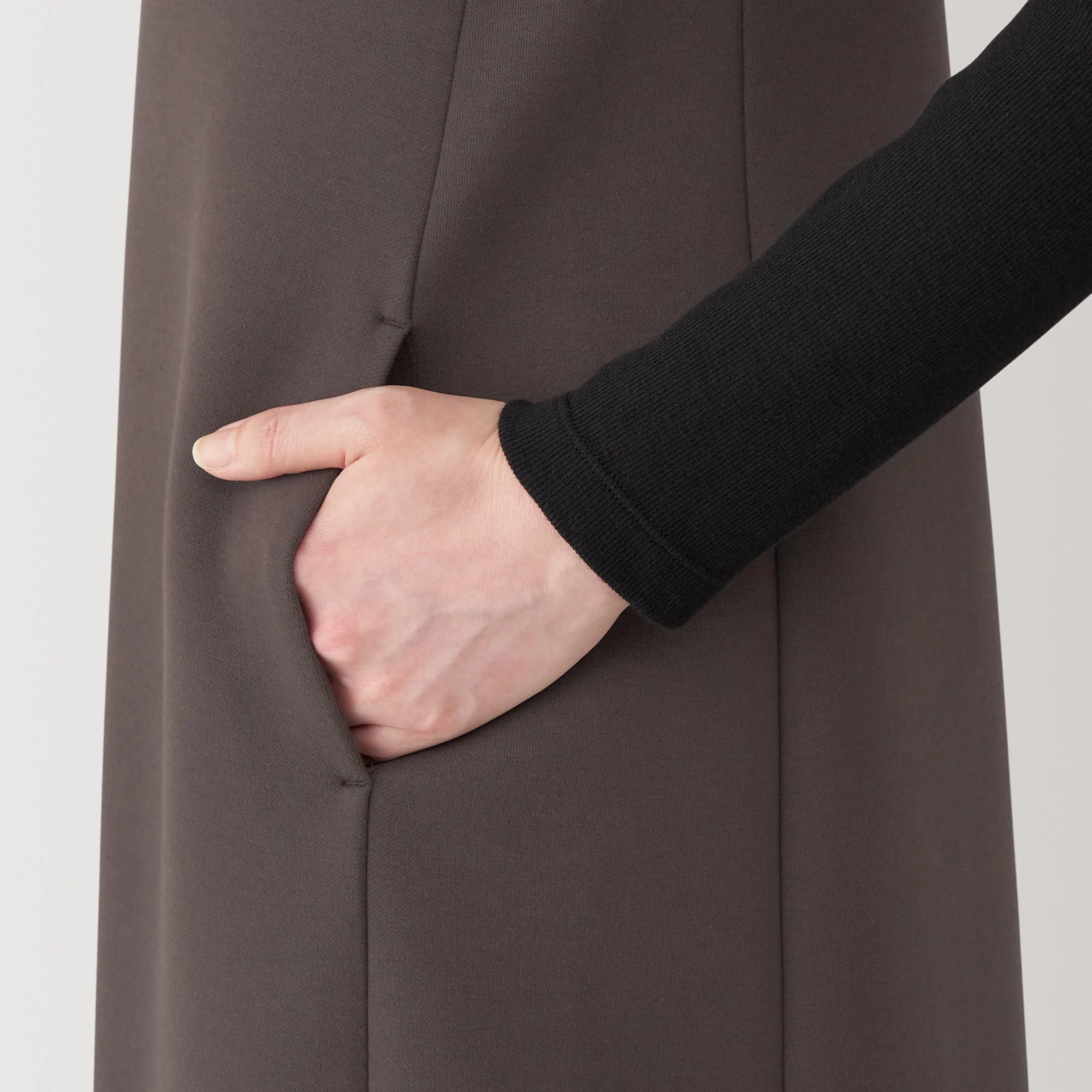 Women's Double Knitted Sweatshirt Jumper Skirt - Image 24