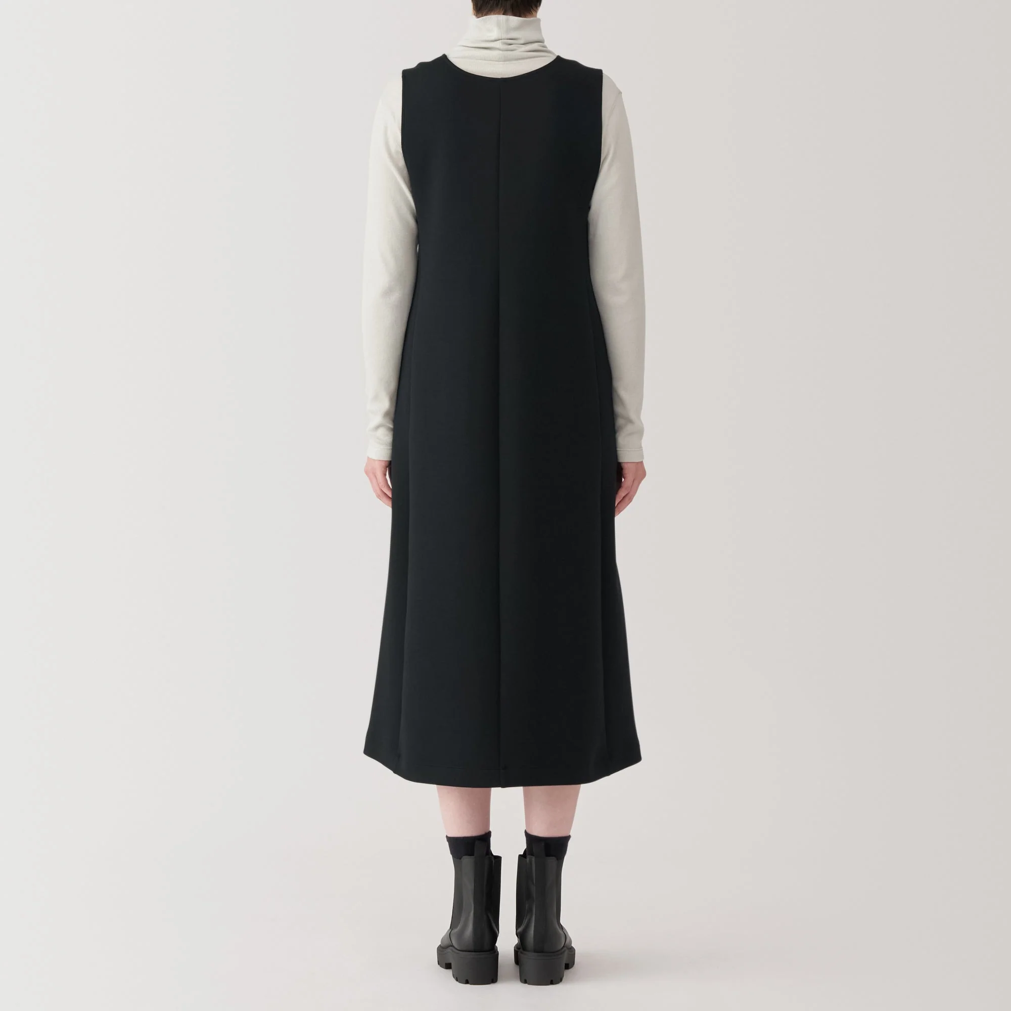 Women's Double Knitted Sweatshirt Jumper Skirt - Image 6