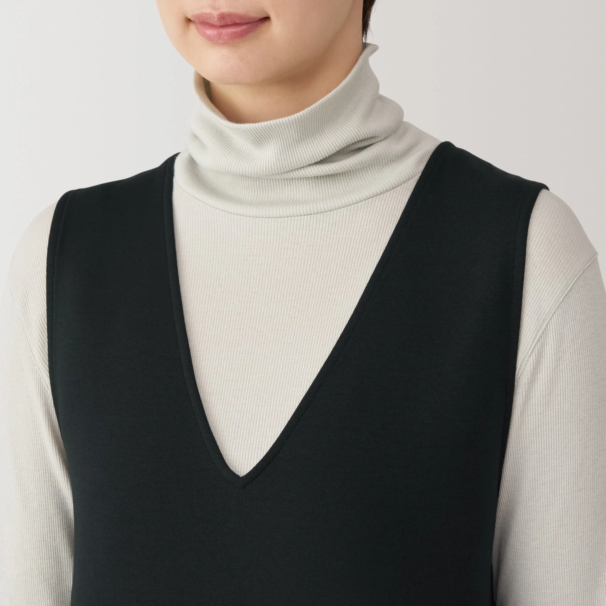 Women's Double Knitted Sweatshirt Jumper Skirt - Image 7