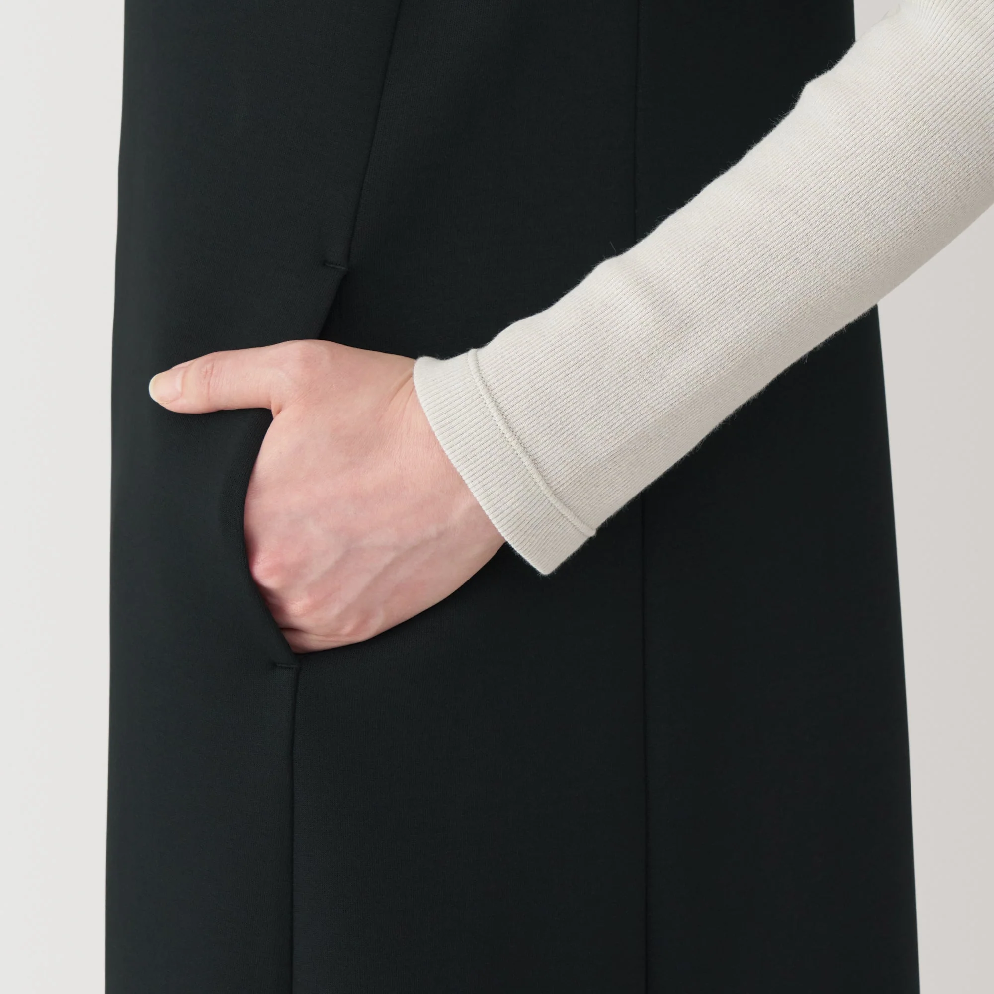 Women's Double Knitted Sweatshirt Jumper Skirt - Image 8