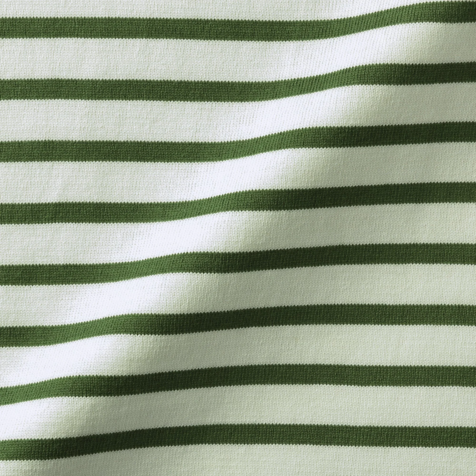 Women's Heavy Weight Boat Neck Long Sleeve Striped T-Shirt - Image 9