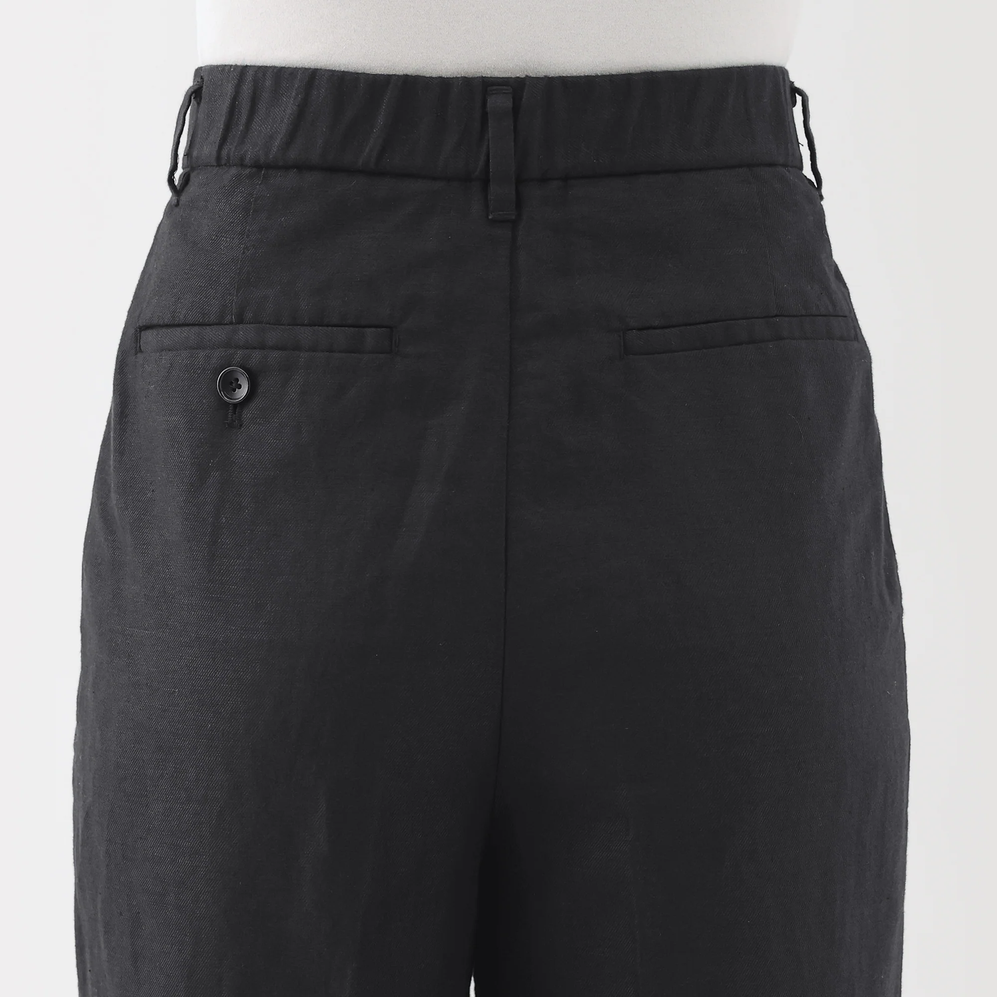 Women's Hemp Blend Twill Darted Wide Pants - Image 8