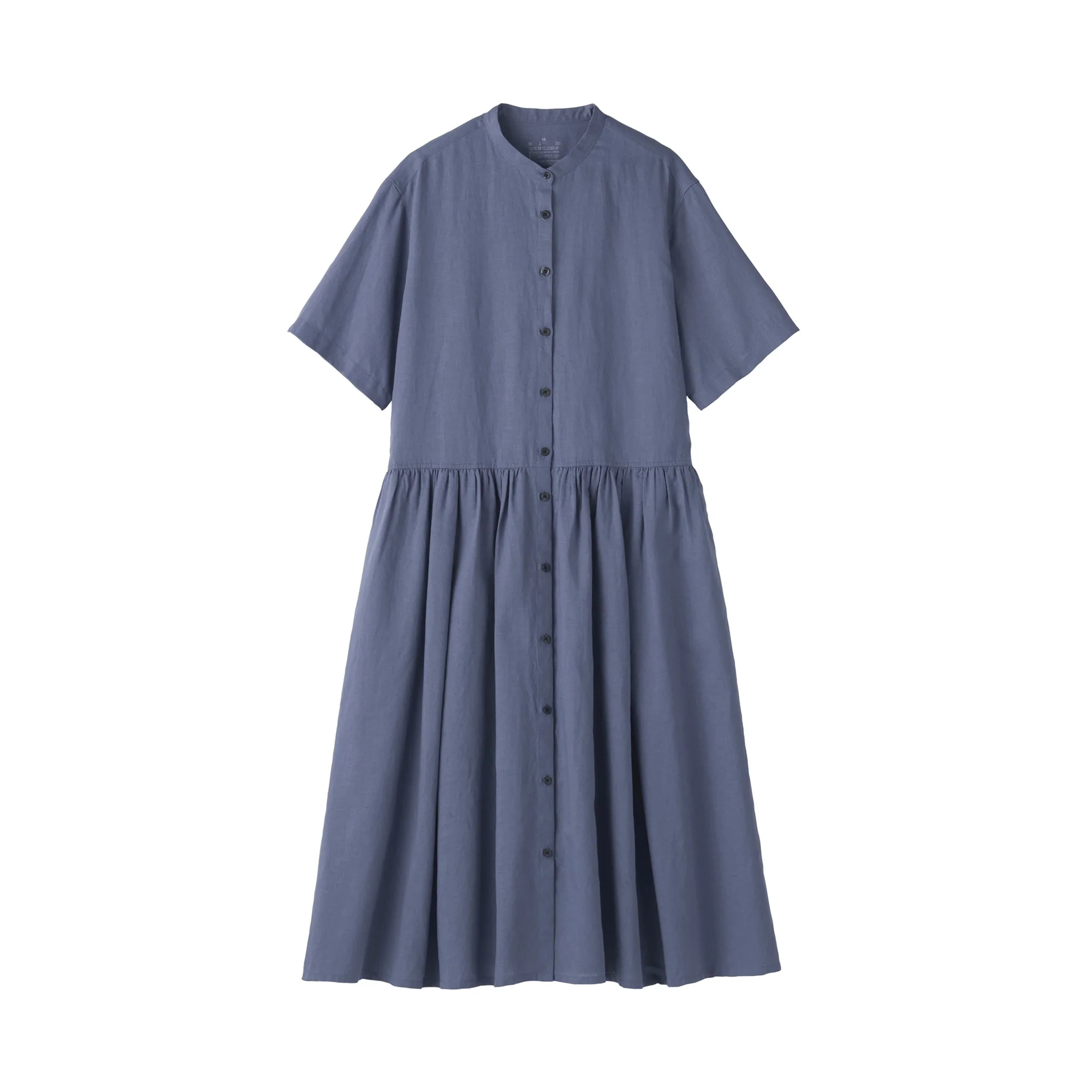 Hemp Cotton Short Sleeve Dress - Image 10