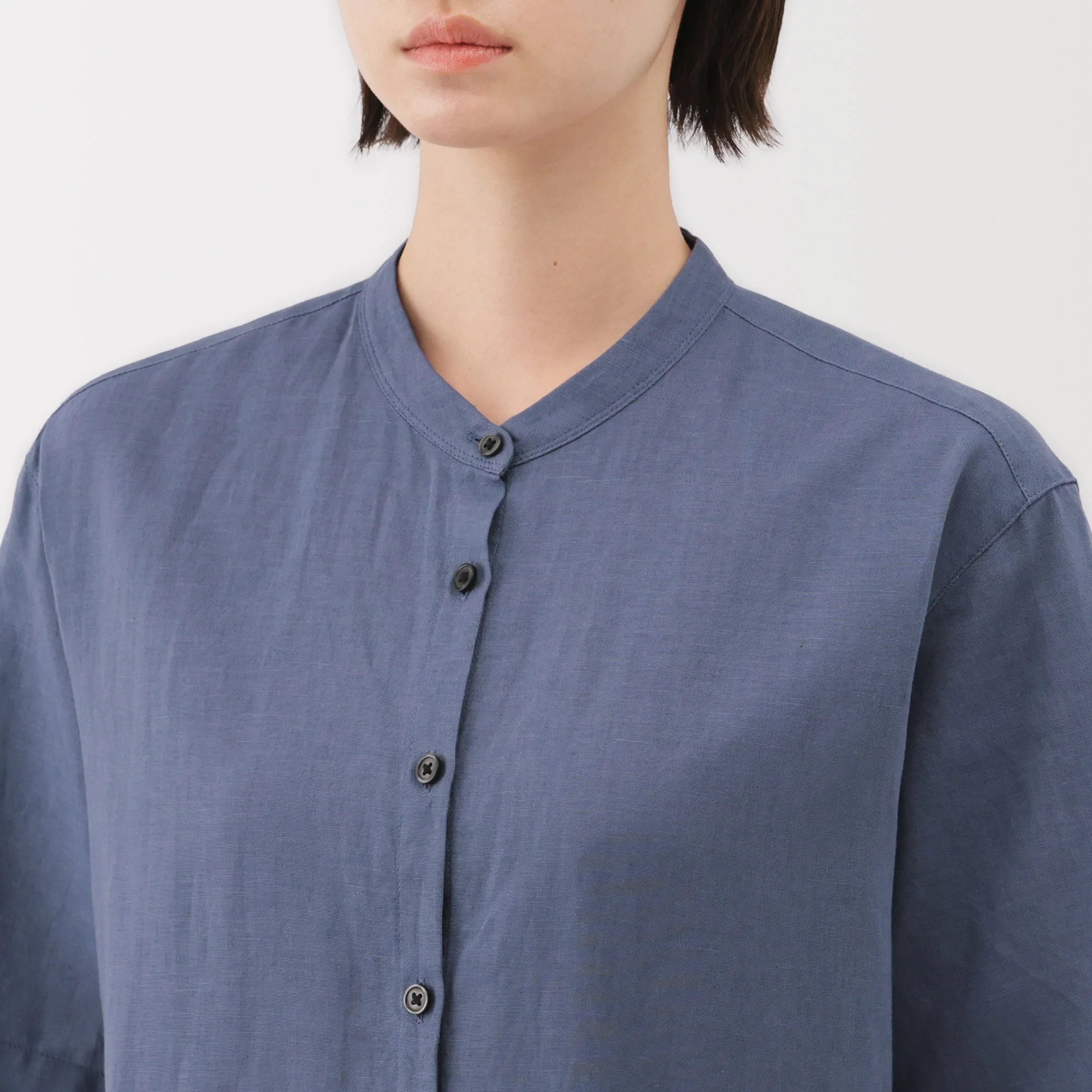 Hemp Cotton Short Sleeve Dress - Image 15