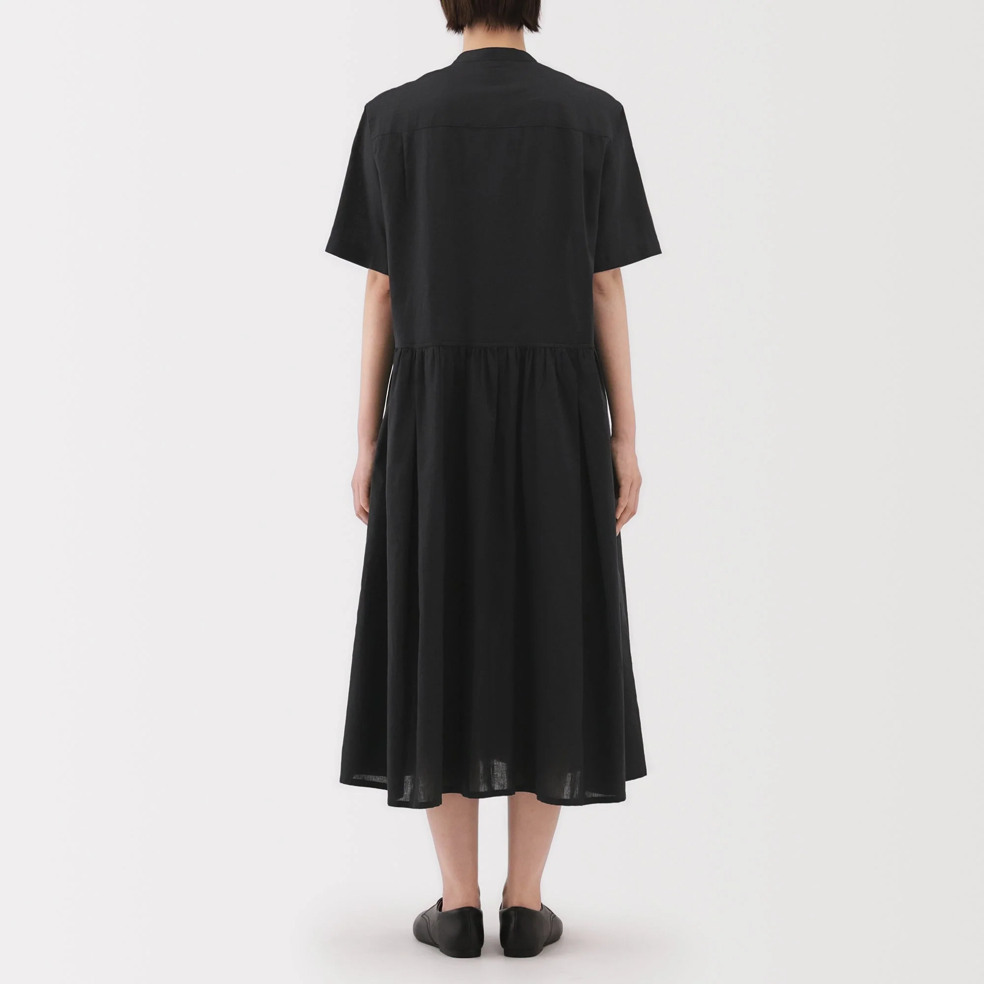 Hemp Cotton Short Sleeve Dress - Image 6