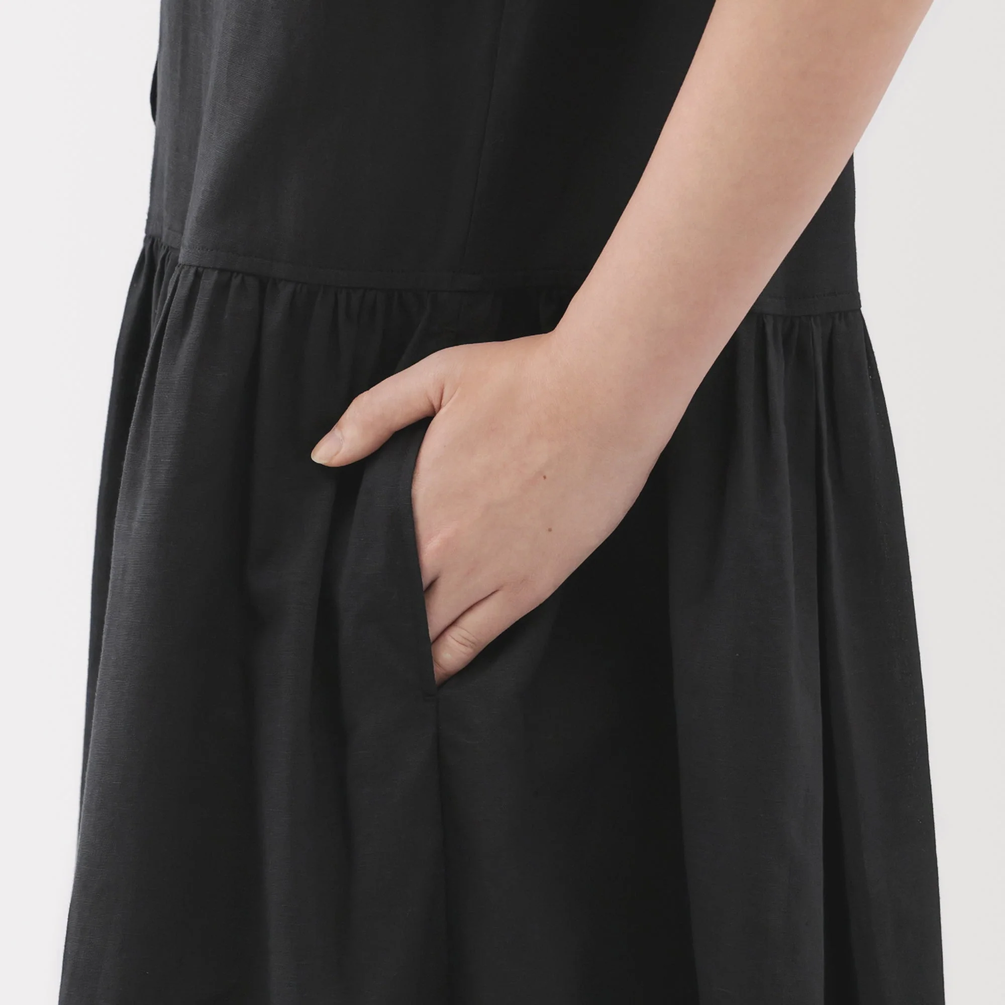 Hemp Cotton Short Sleeve Dress - Image 8