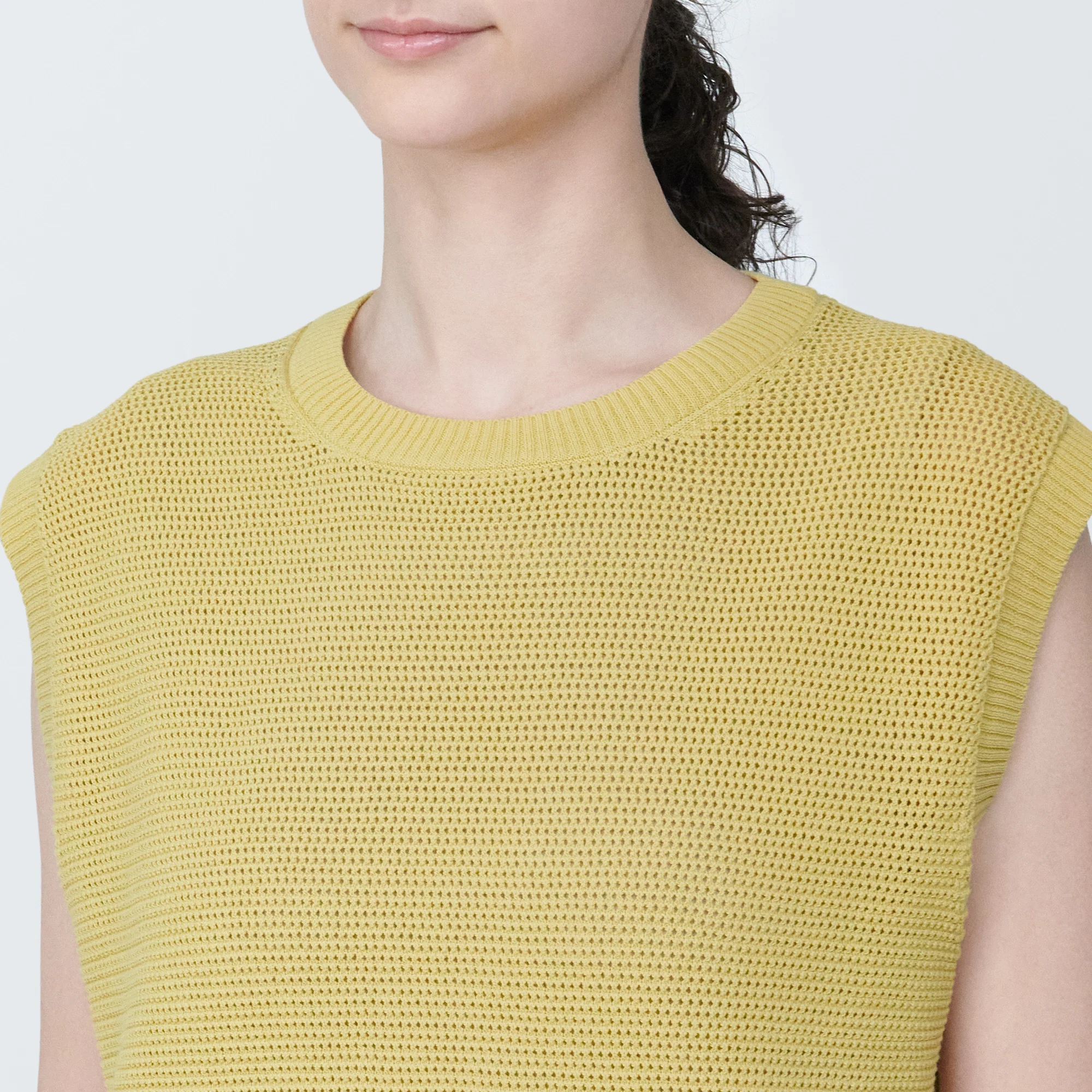 Women's High-Twist Mesh French Sleeve Sweater - Image 21